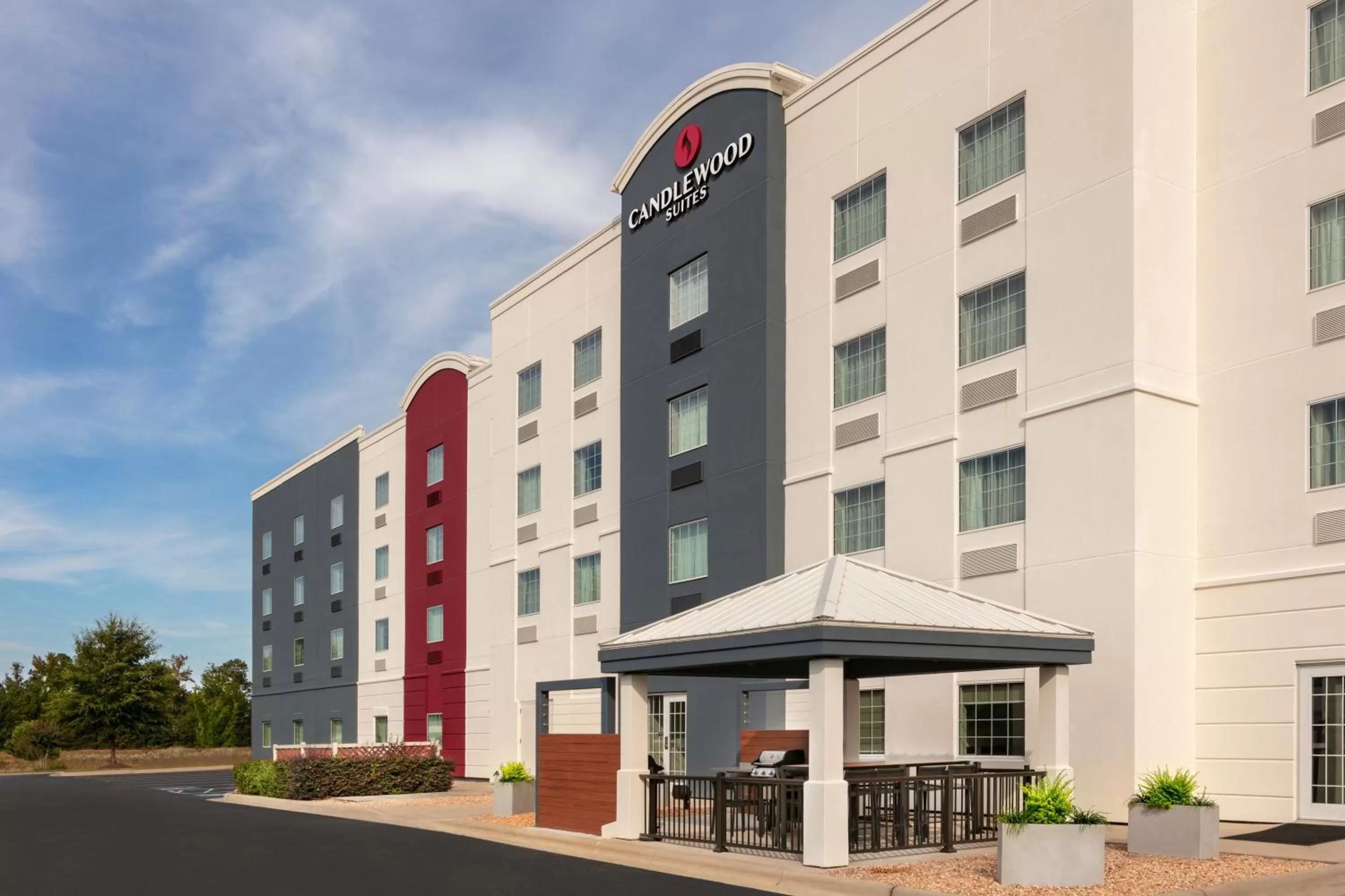 Property building in Candlewood Suites Fayetteville Fort Bragg by IHG