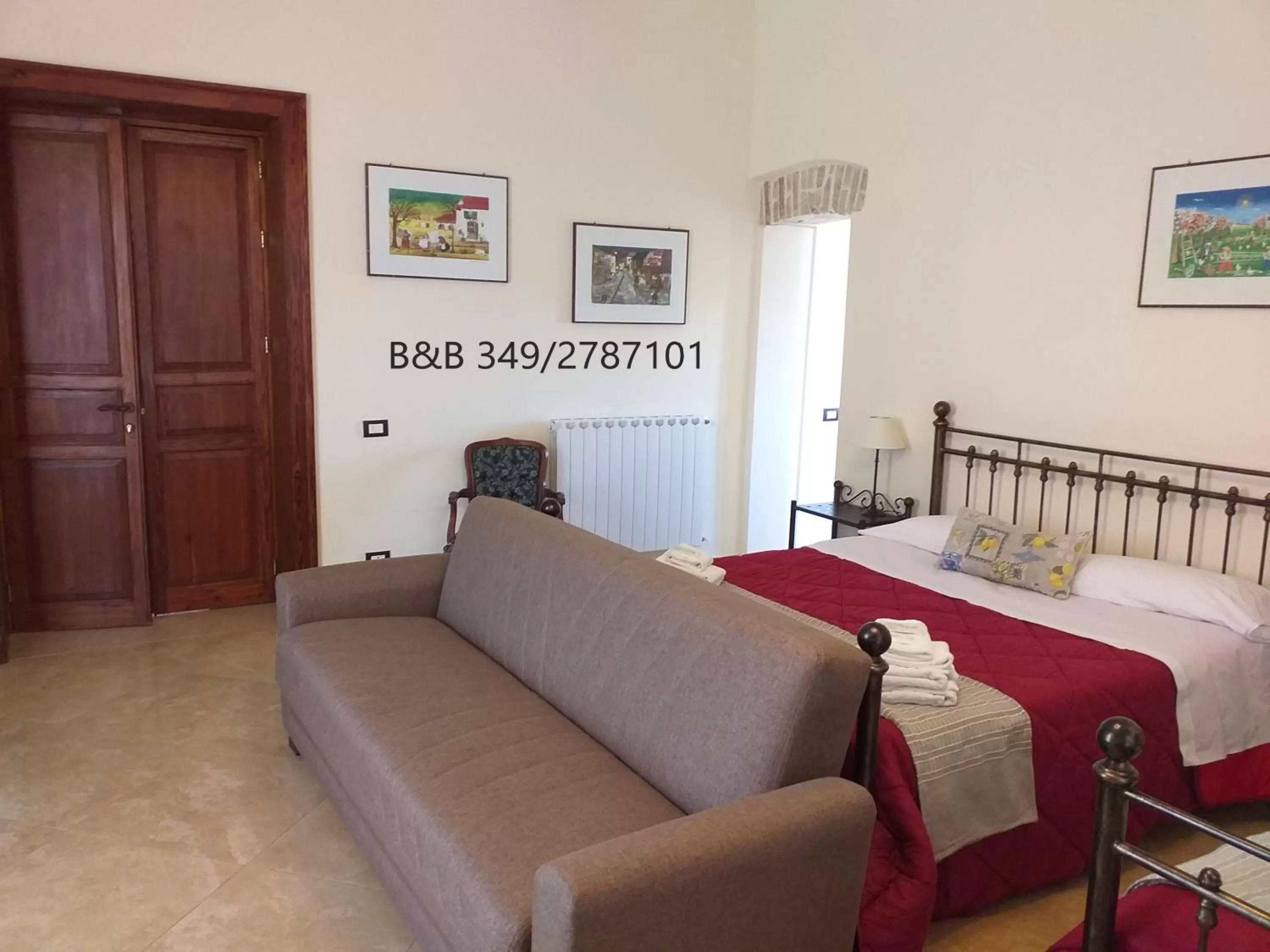 Bedroom, Bed in B&B Batarà - "La Terrazza del Centro"