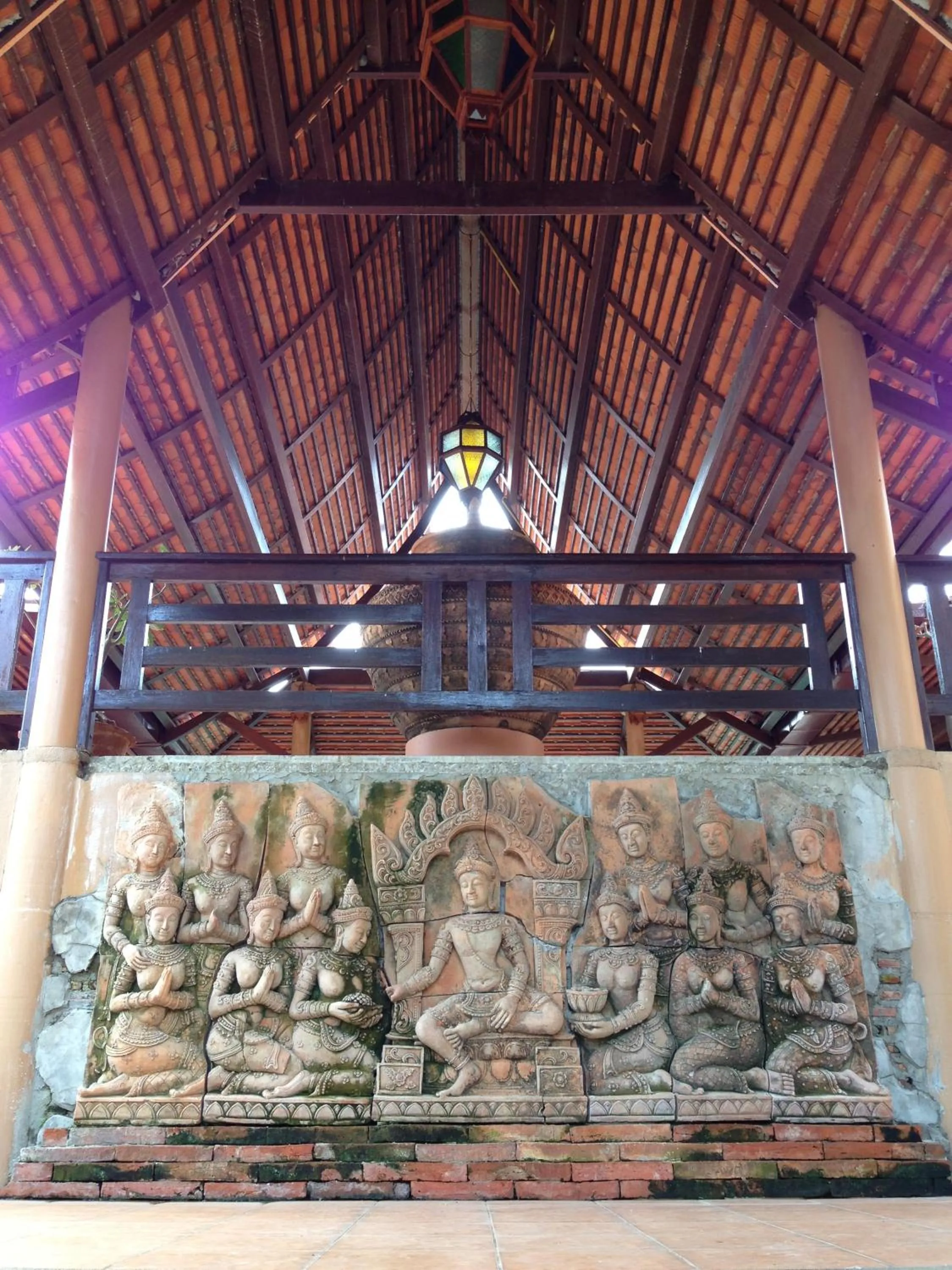 Decorative detail in Ruean Thai Hotel