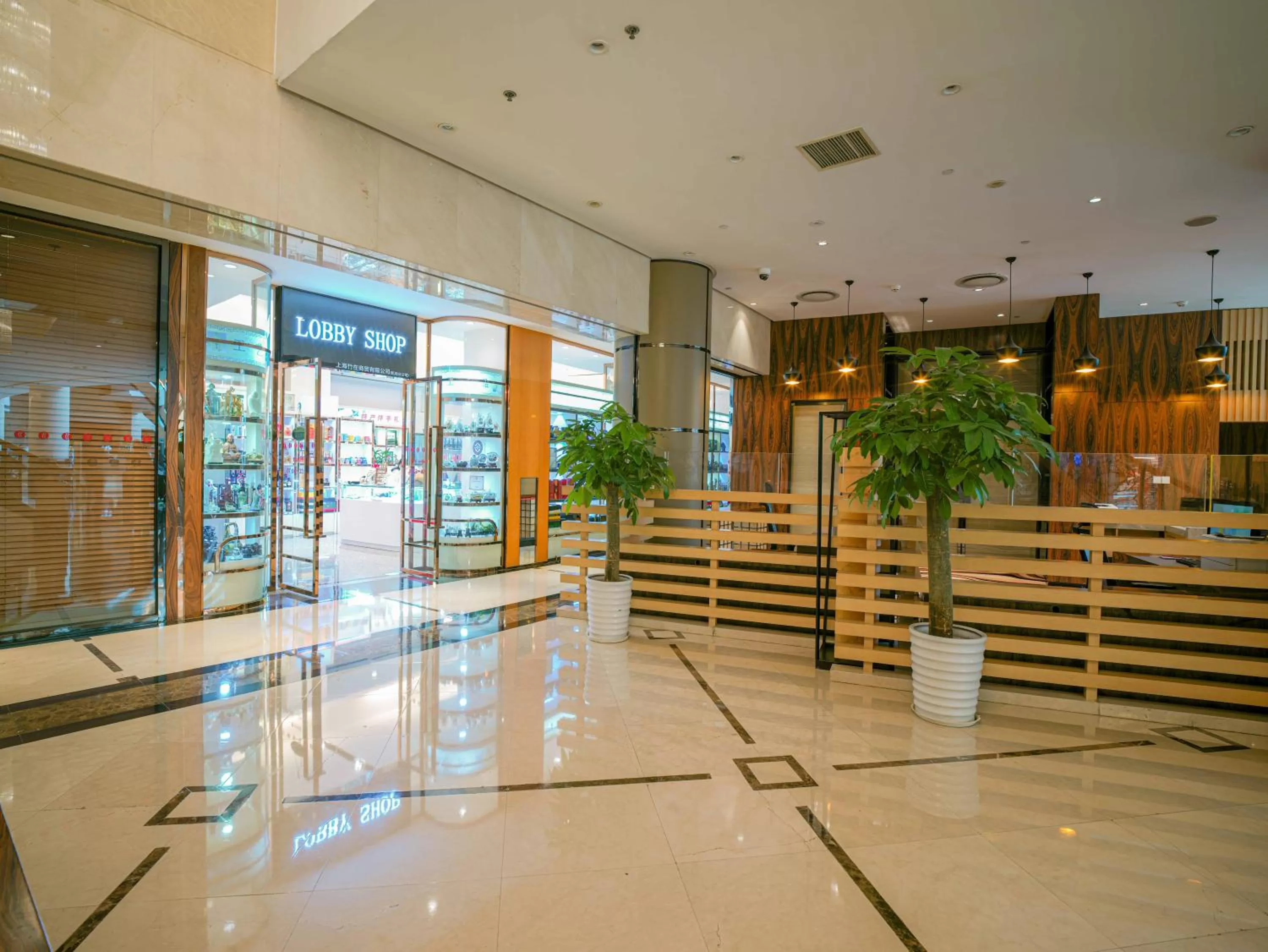 Lobby or reception in Ramada Plaza Shanghai Pudong Airport