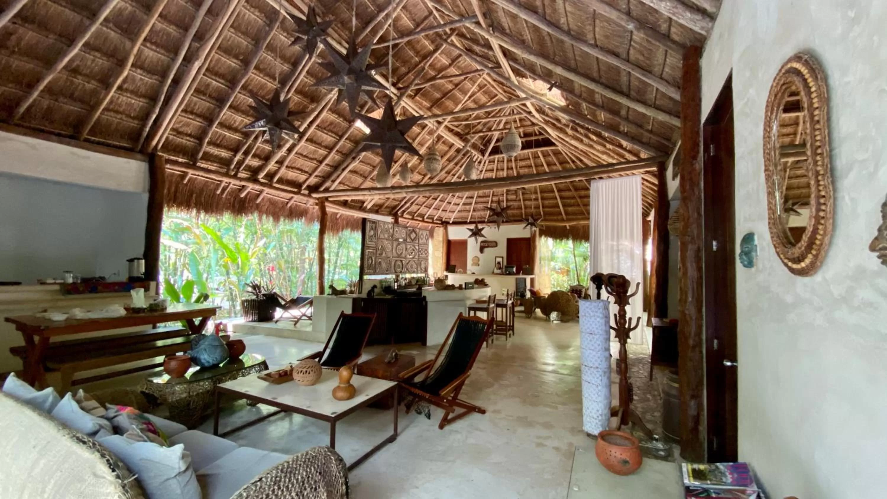 Living room in Piedra de Agua Palenque