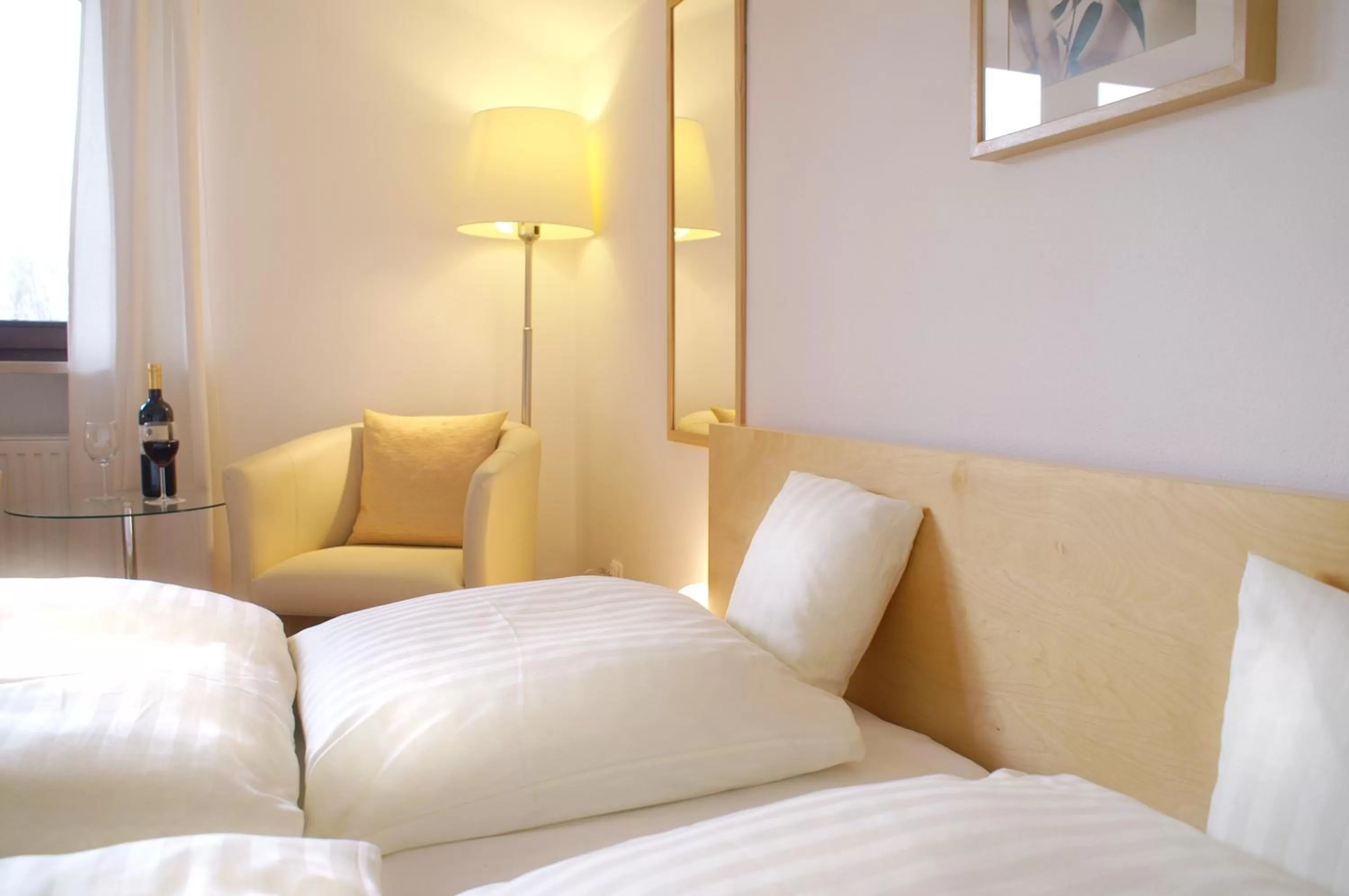 Bed in Hotel Garni Landhaus Sonnenstern