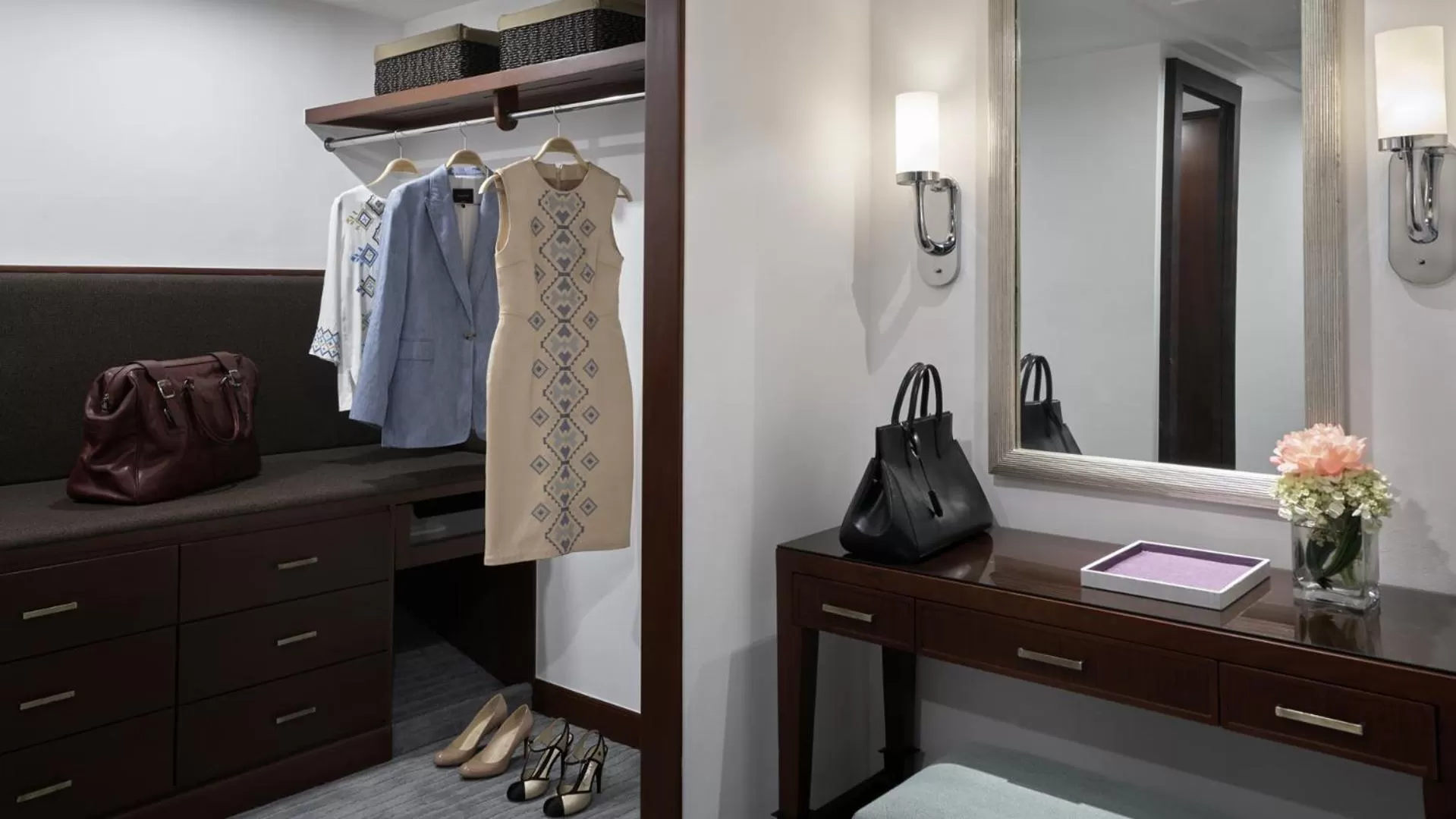 wardrobe in The Peninsula Manila