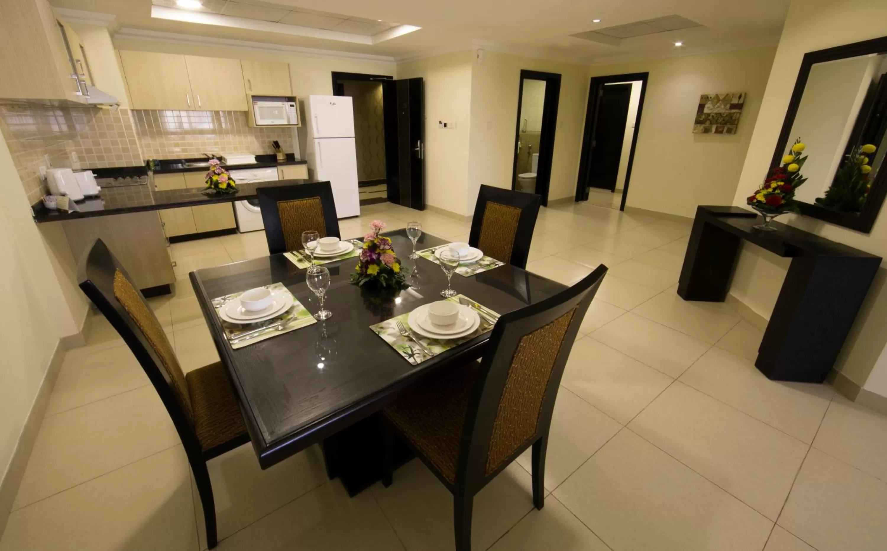Kitchen or kitchenette in Ivory Grand Hotel Apartments