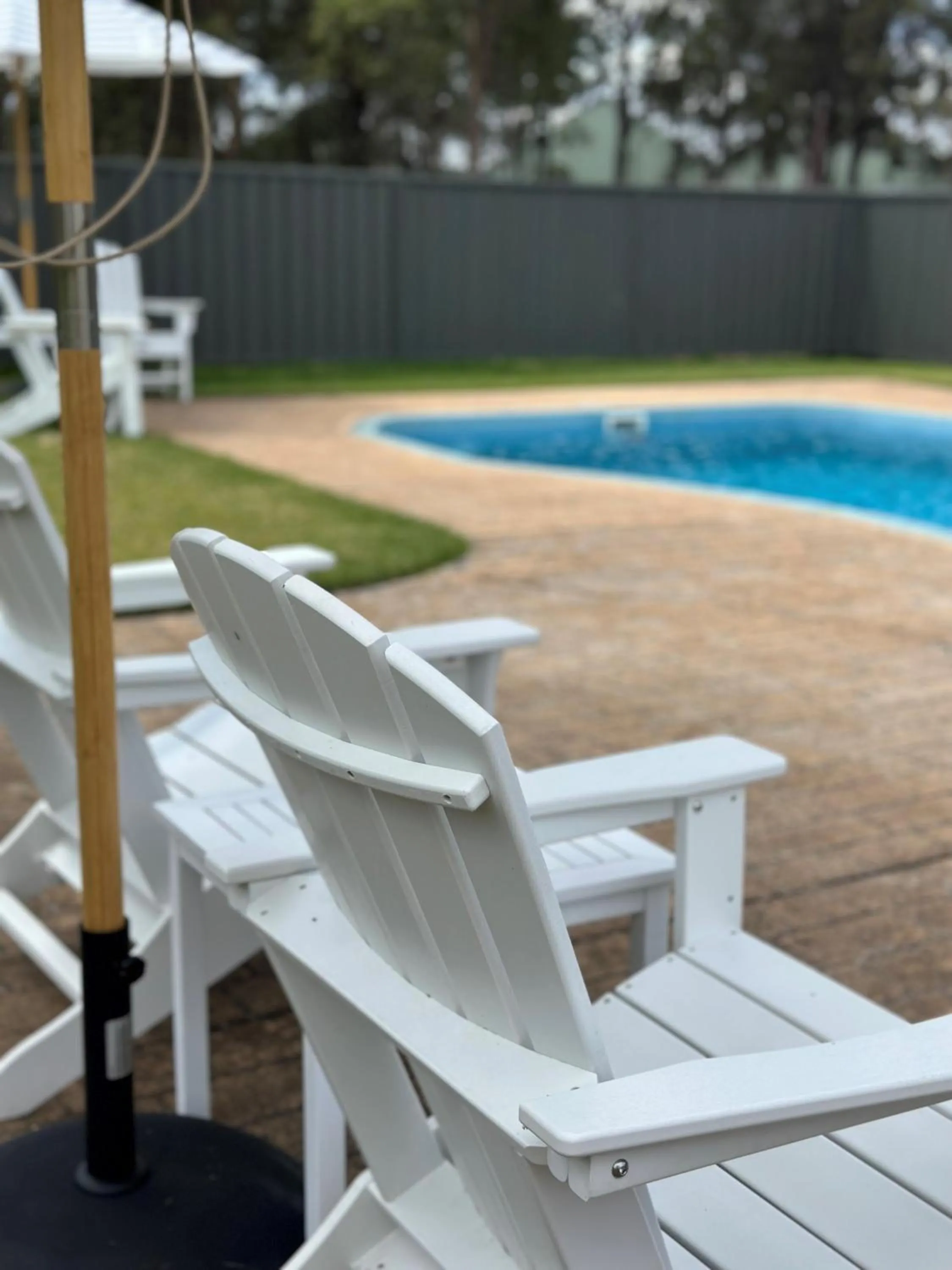 Swimming pool in Hermitage Lodge