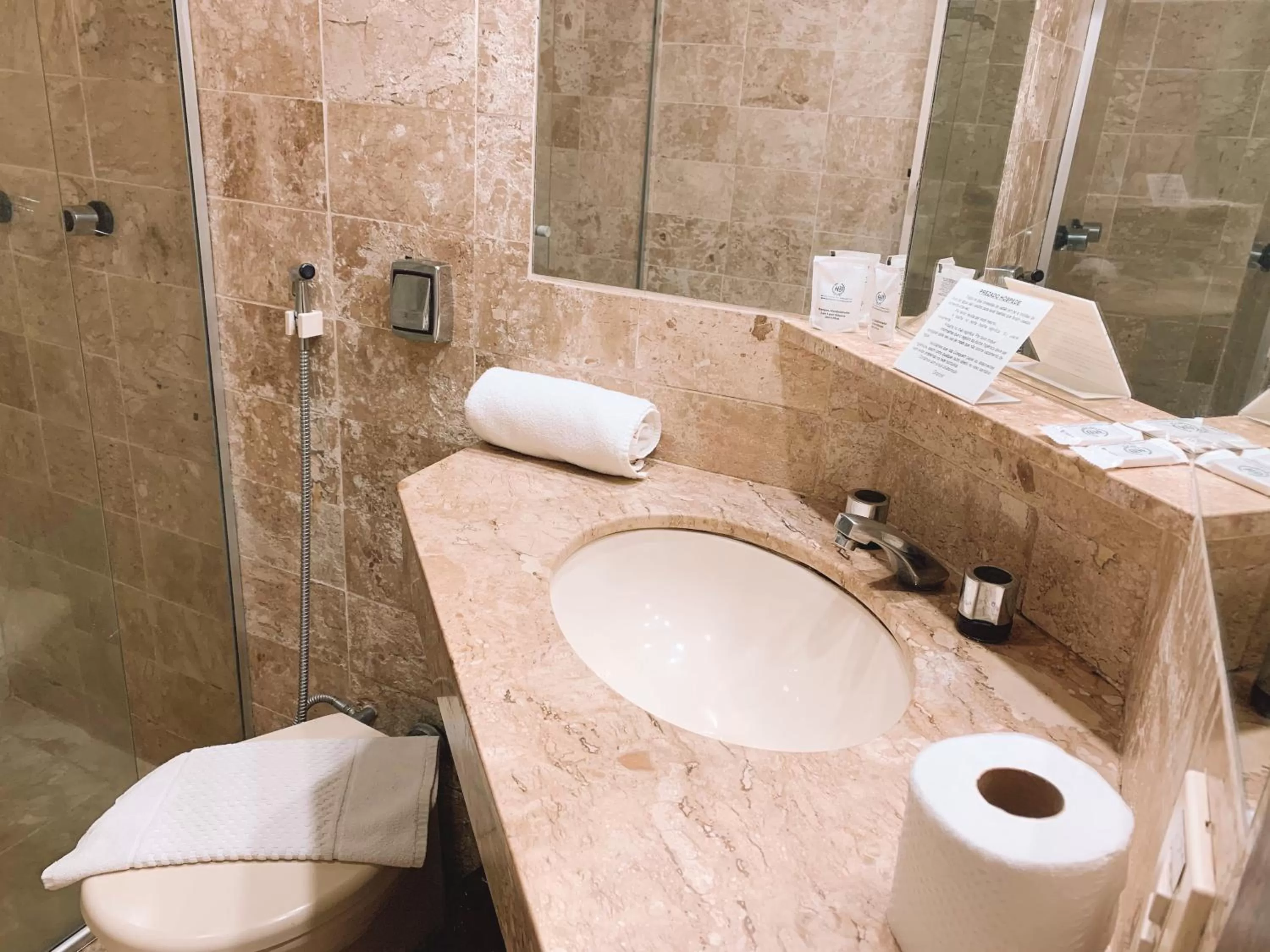 Toilet in Hotel Diplomat by Bsb Inn