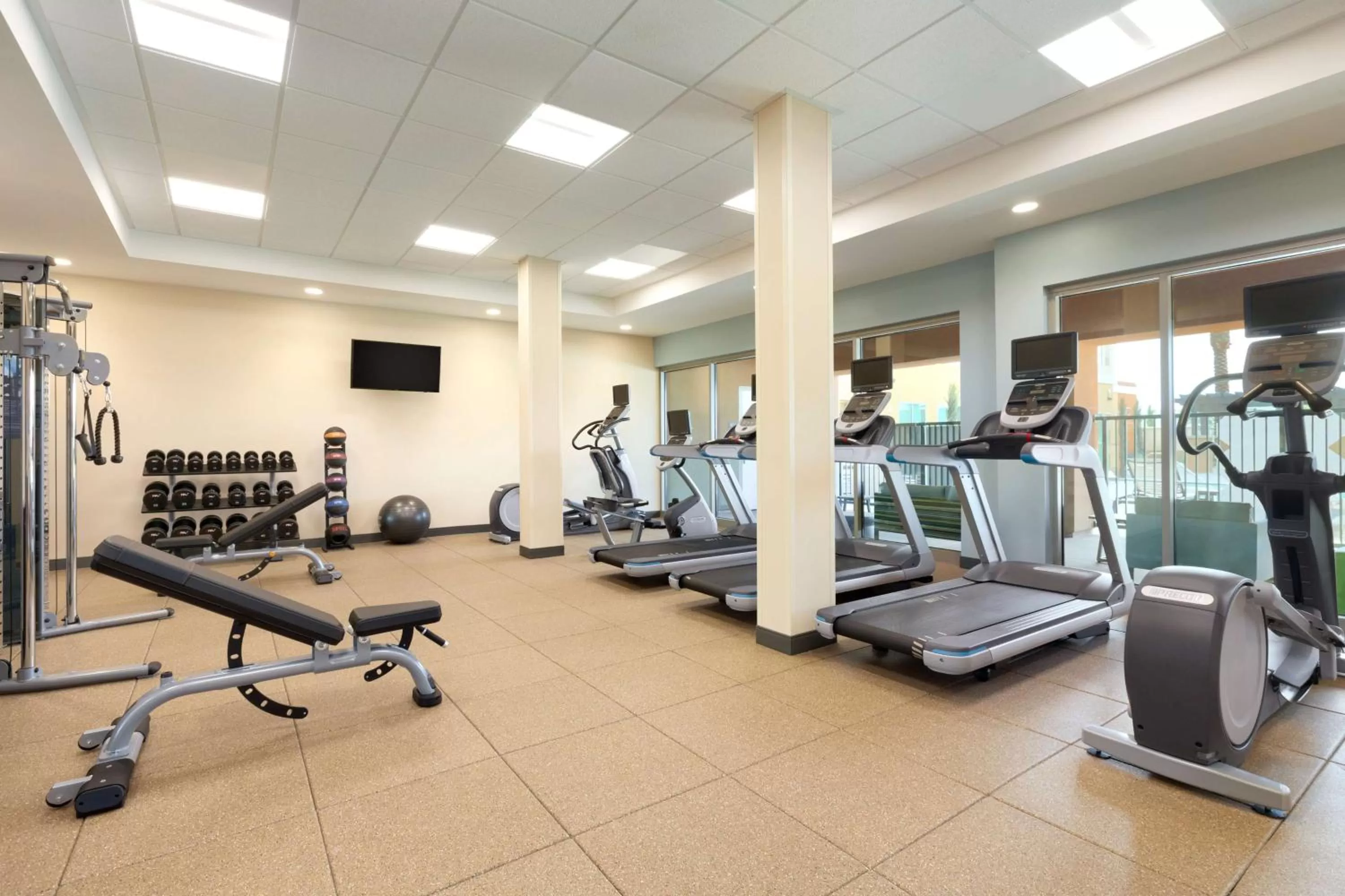 Fitness centre/facilities in Homewood Suites By Hilton Irvine John Wayne Airport