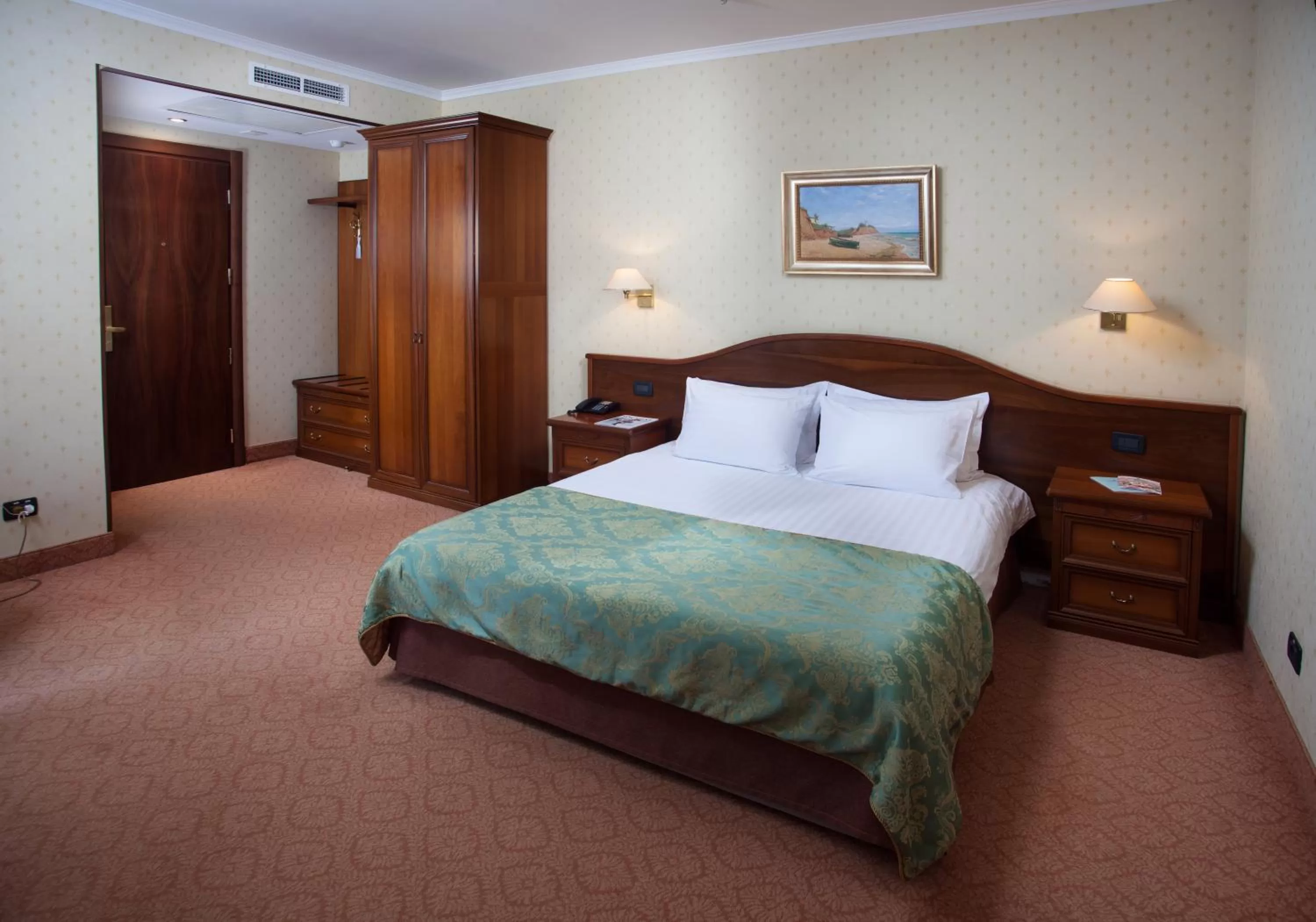 Spring, Bed in Hotel Otrada