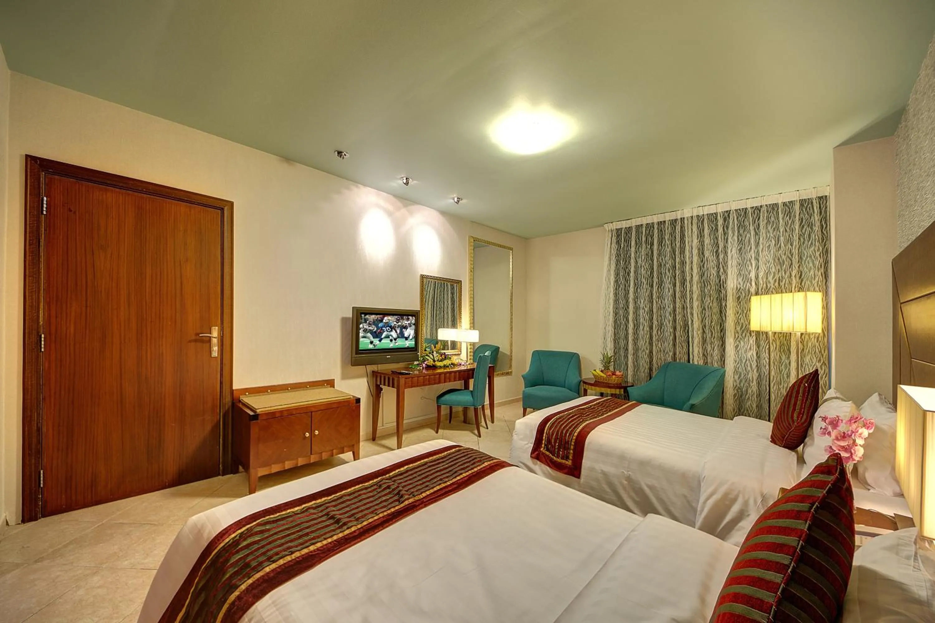 Bedroom, Bed in Al Manar Grand Hotel Apartment