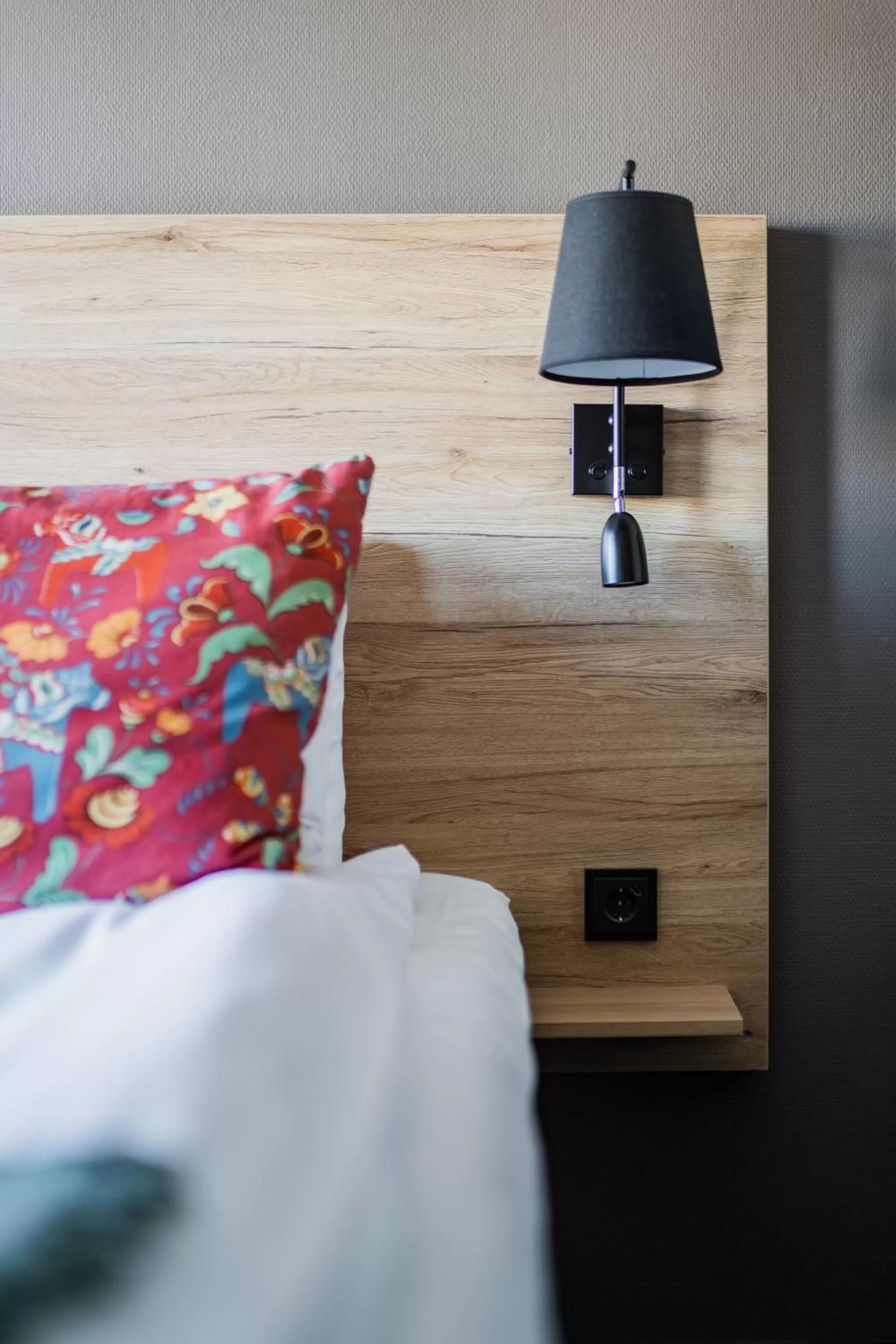 Decorative detail, Bed in Hotell Fridhemsgatan