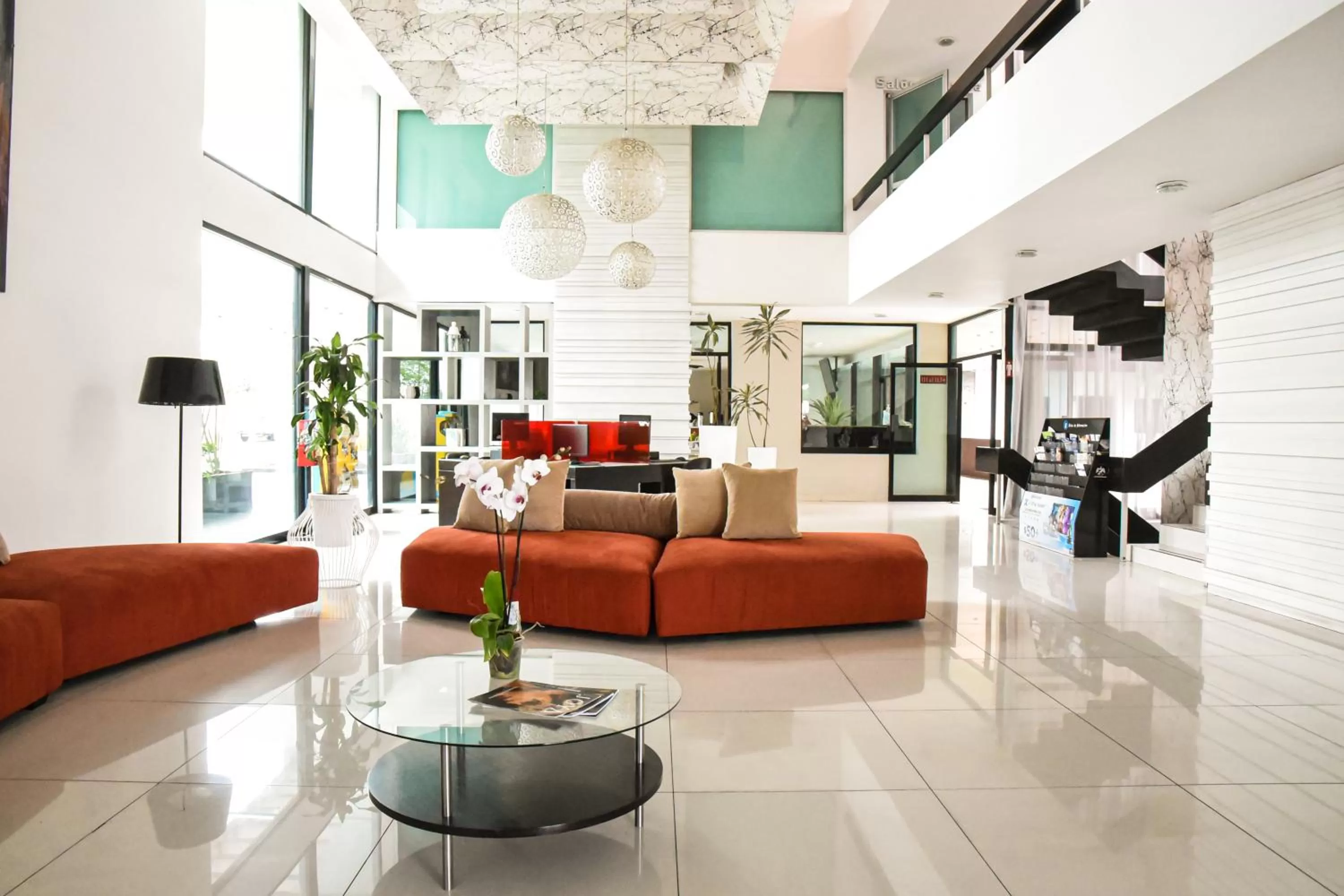 Lobby or reception in Hotel Expo Plaza Business and Family Guadalajara