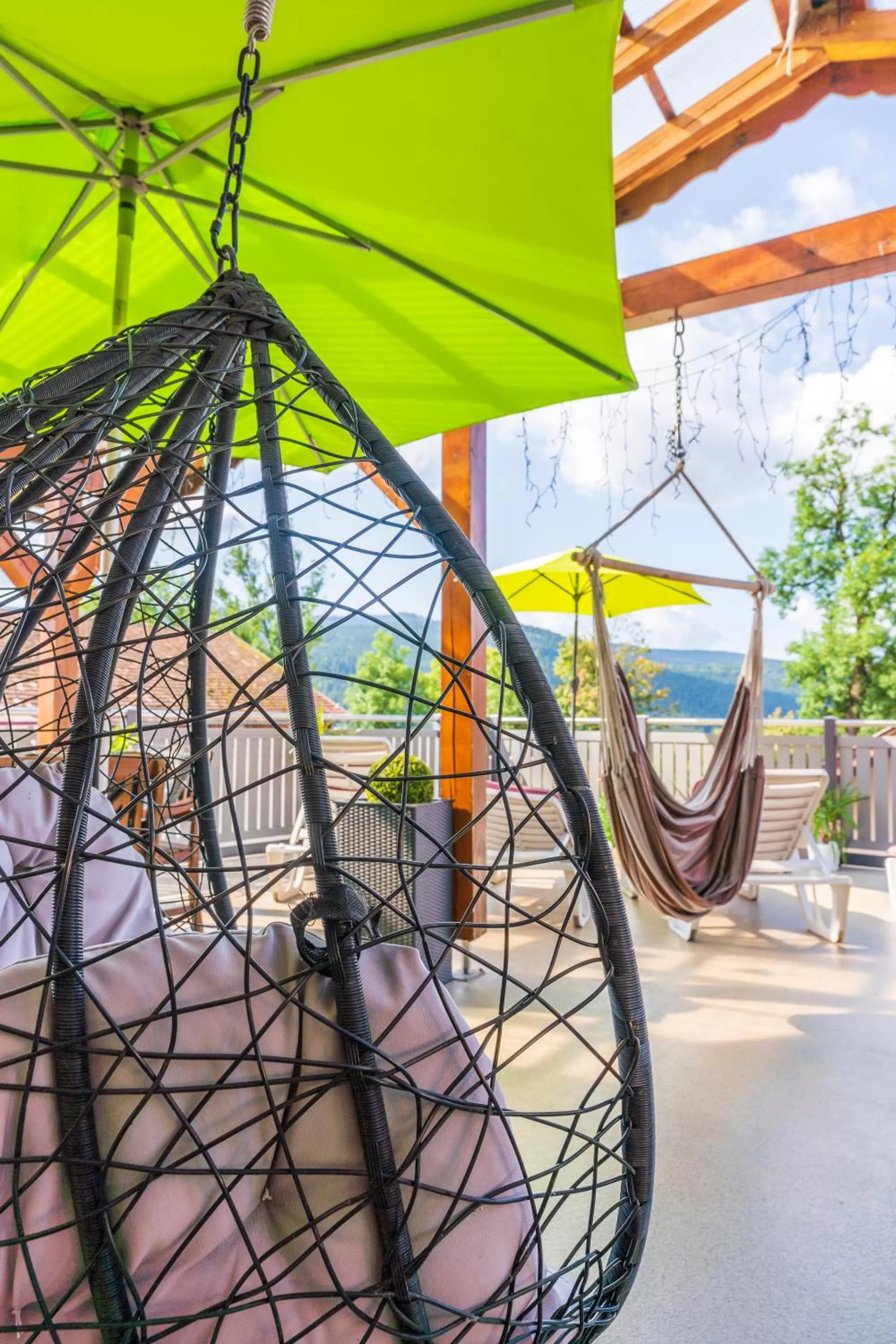 Balcony/Terrace in Wander und Aktiv Hotel Rösslwirt