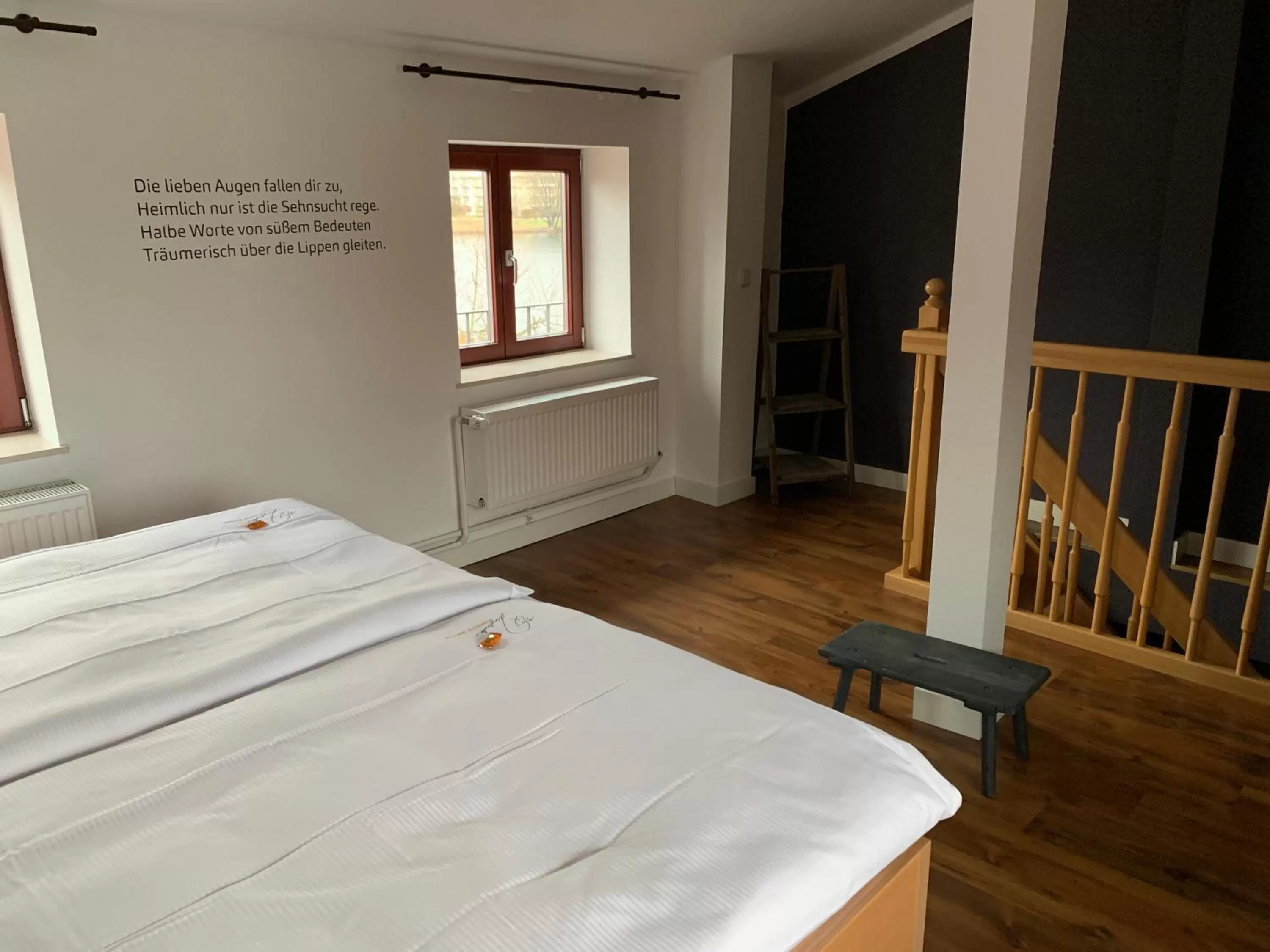 Decorative detail, Bed in Hotel Inselhof