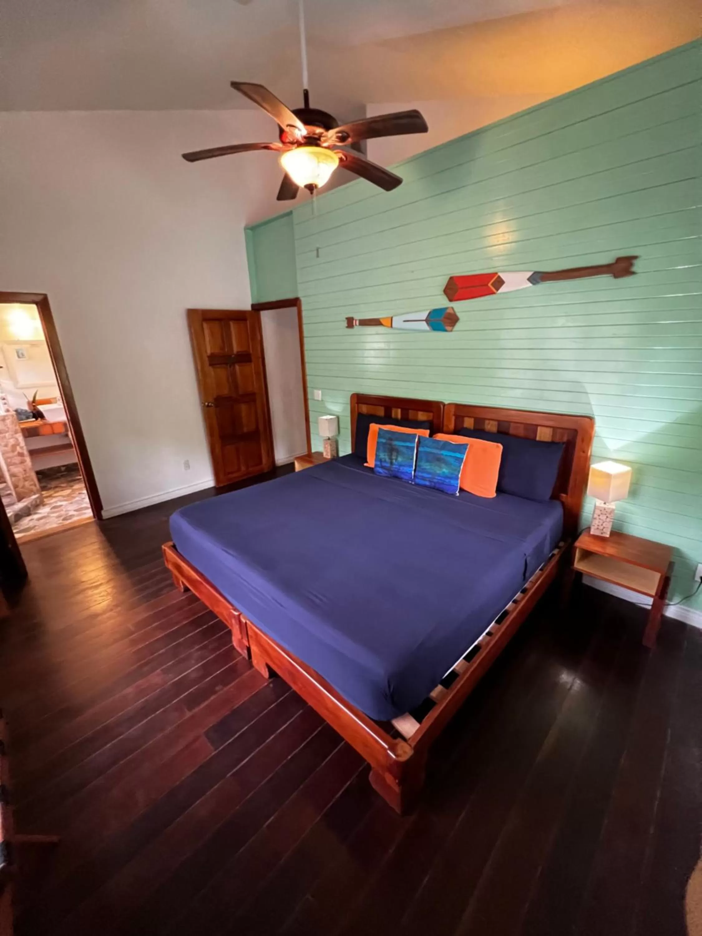 Bed in Turtle Beach House