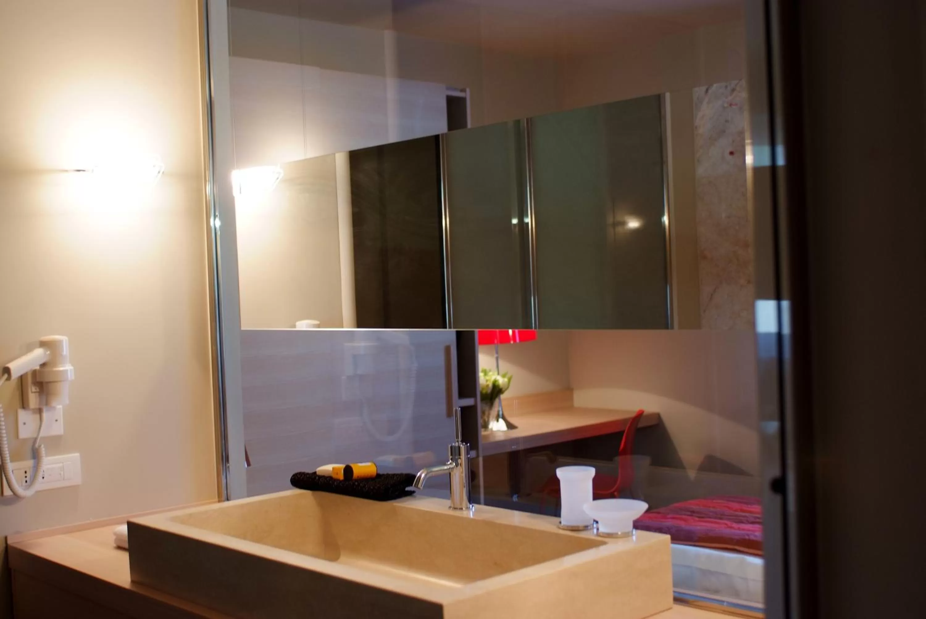 Bathroom in El Homs Palace Hotel