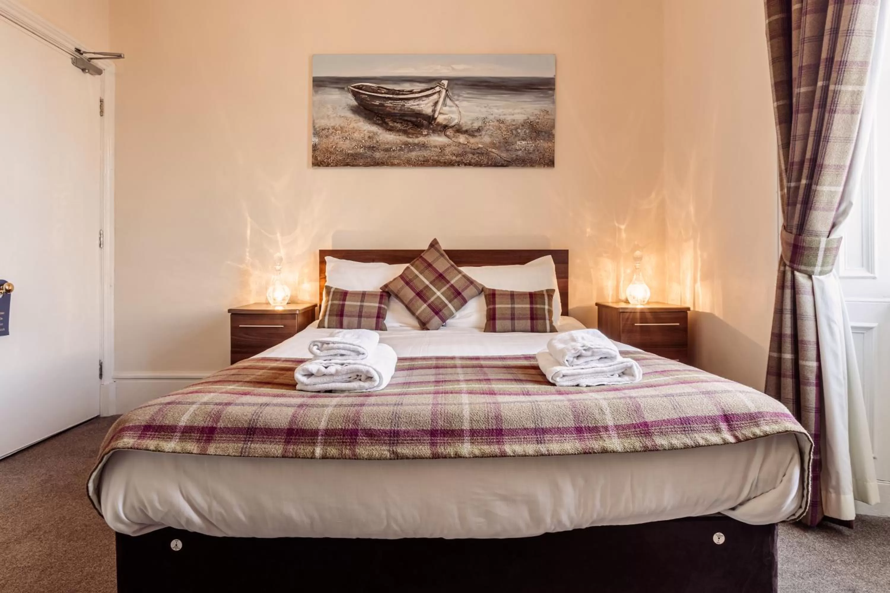 Bed in Manor House Hotel Holy Island