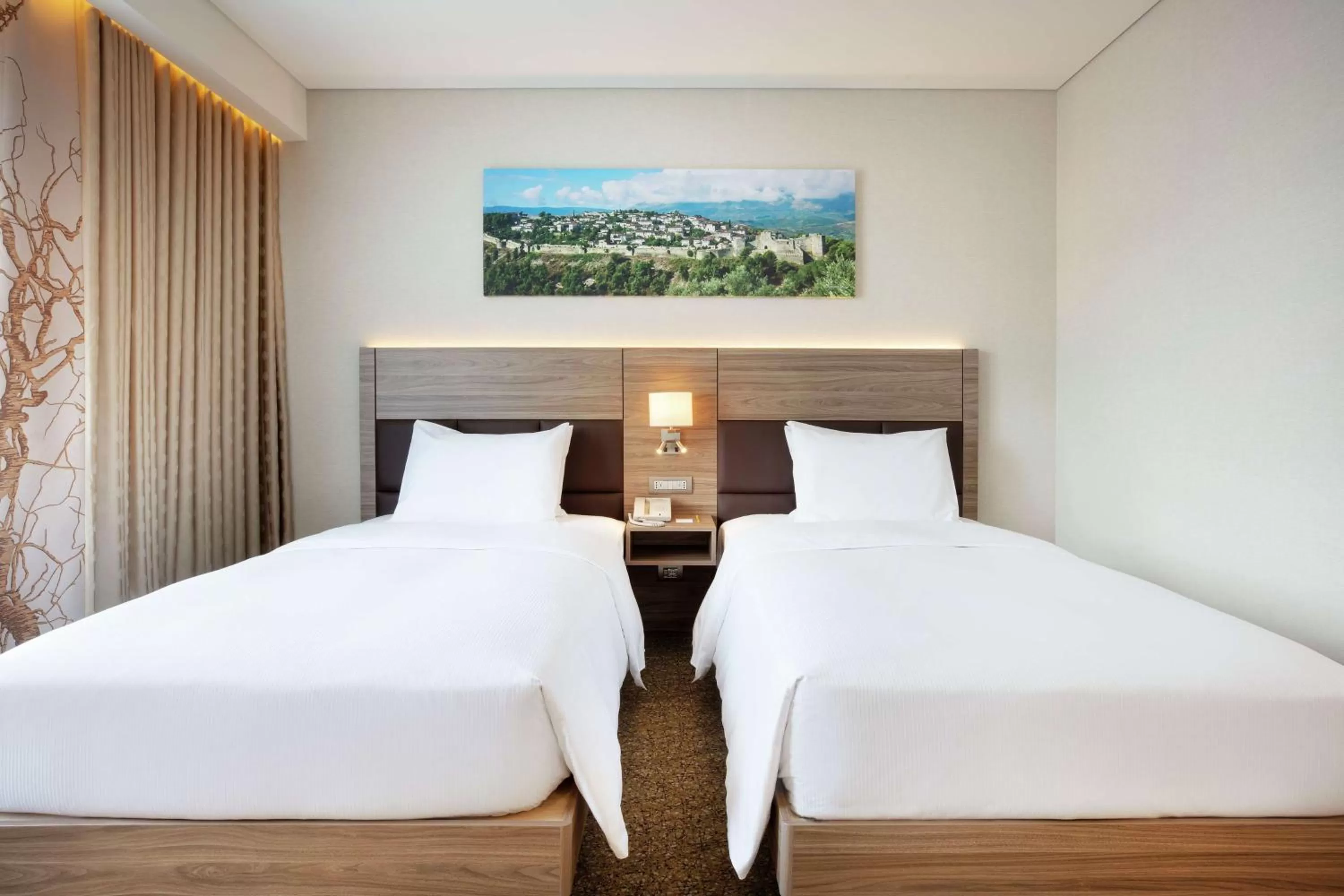 Bed in Hilton Garden Inn Tirana