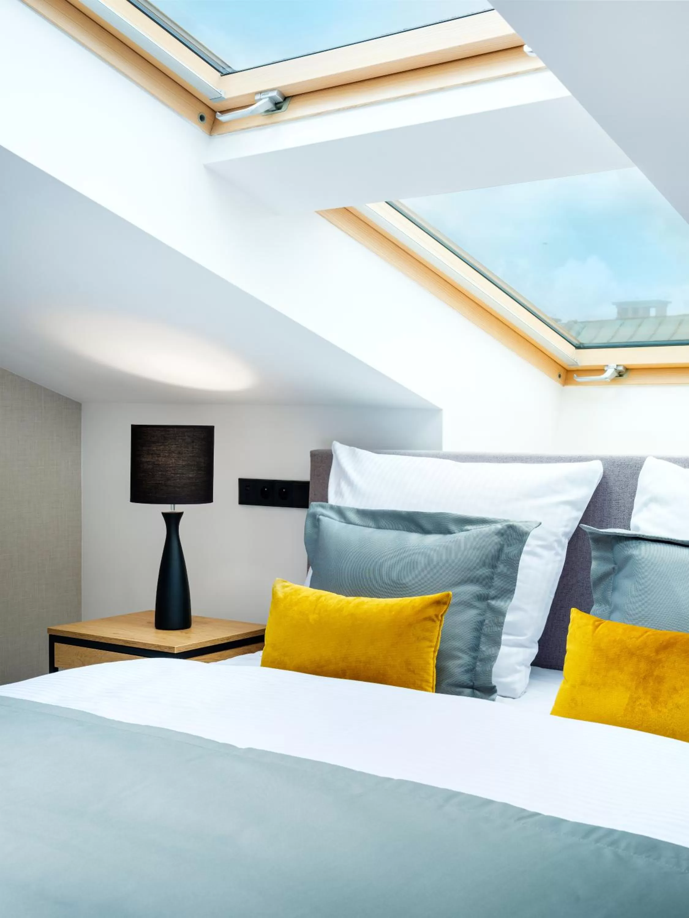 Bed in Hotel Wawel Queen