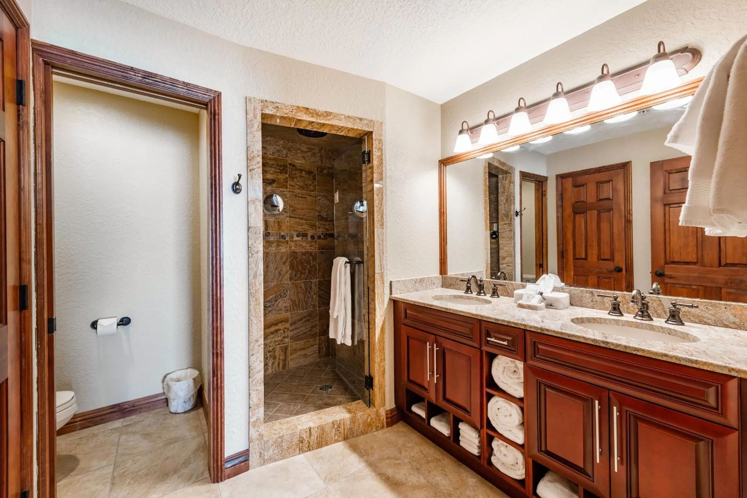 Shower in Condos at Canyons Resort by White Pines