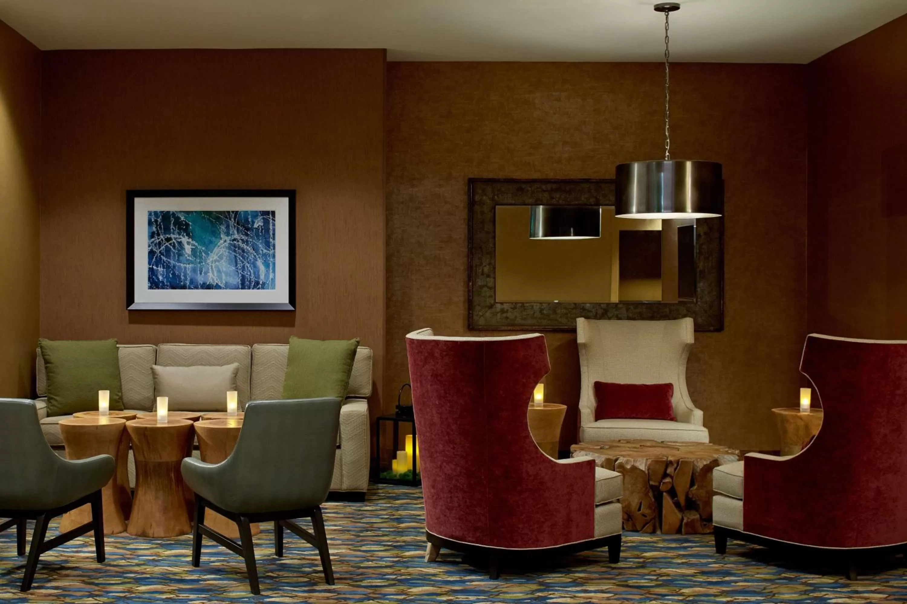 Lobby or reception in Hilton Garden Inn Boston/Marlborough