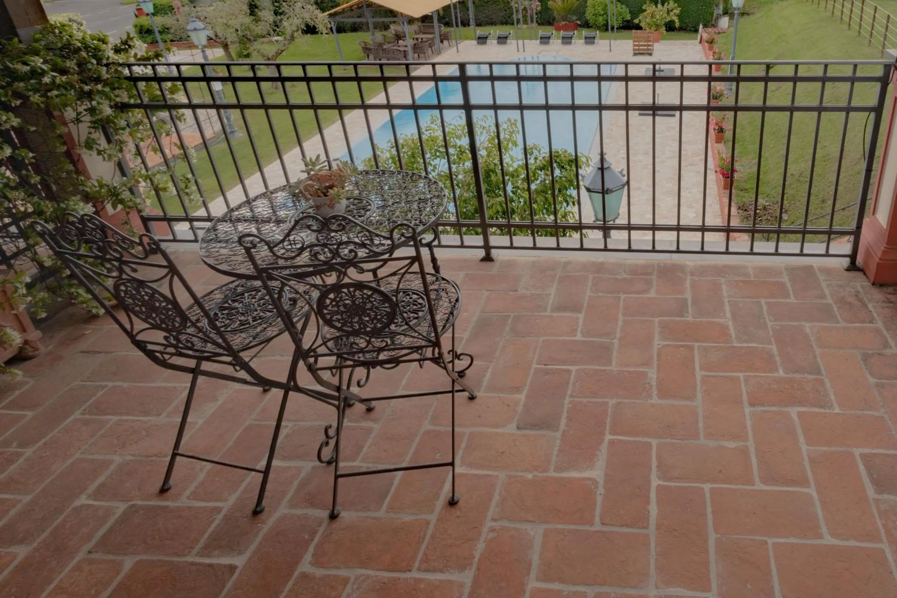 Patio in Albergo la Luna