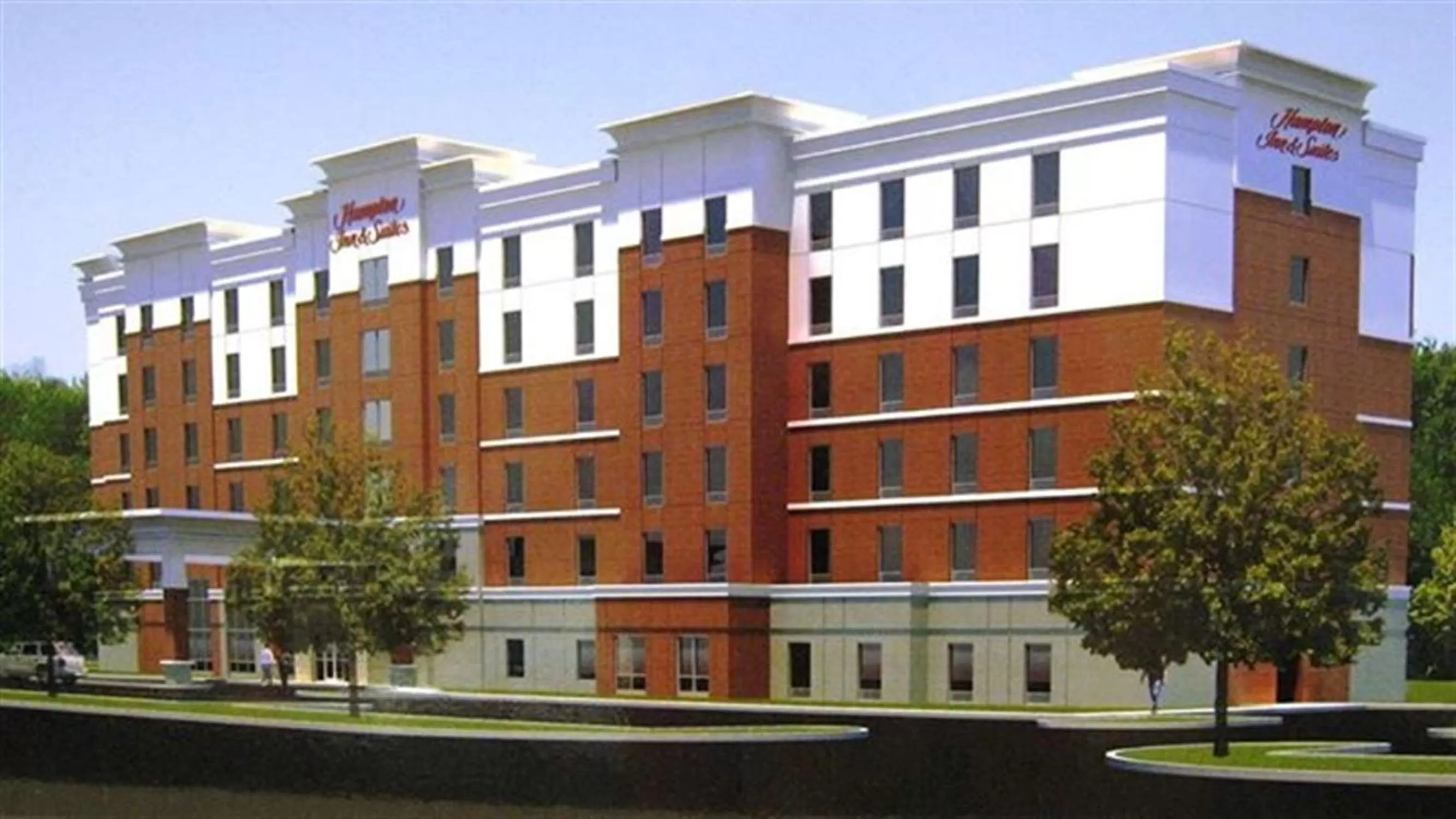 Property building in Hampton Inn & Suites Greenville Airport
