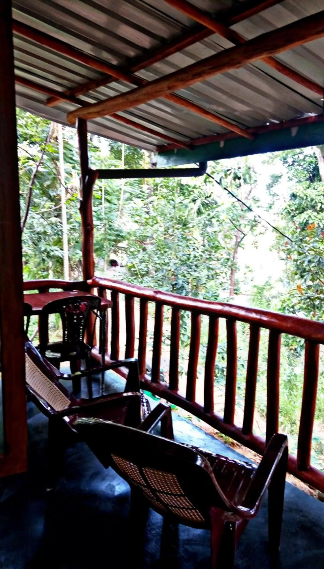 Balcony/Terrace in Cozy Homestay Waterfall Road Ella