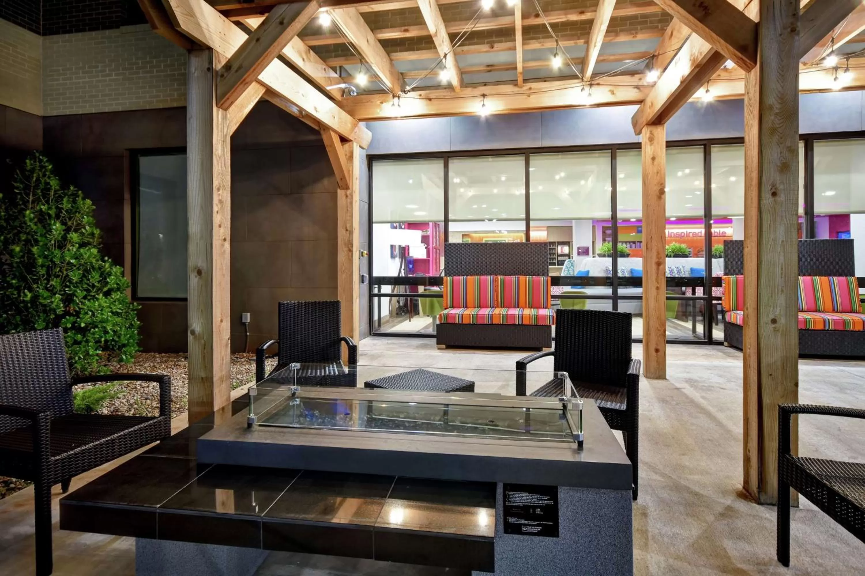 Patio in Home2 Suites By Hilton Oklahoma City Airport