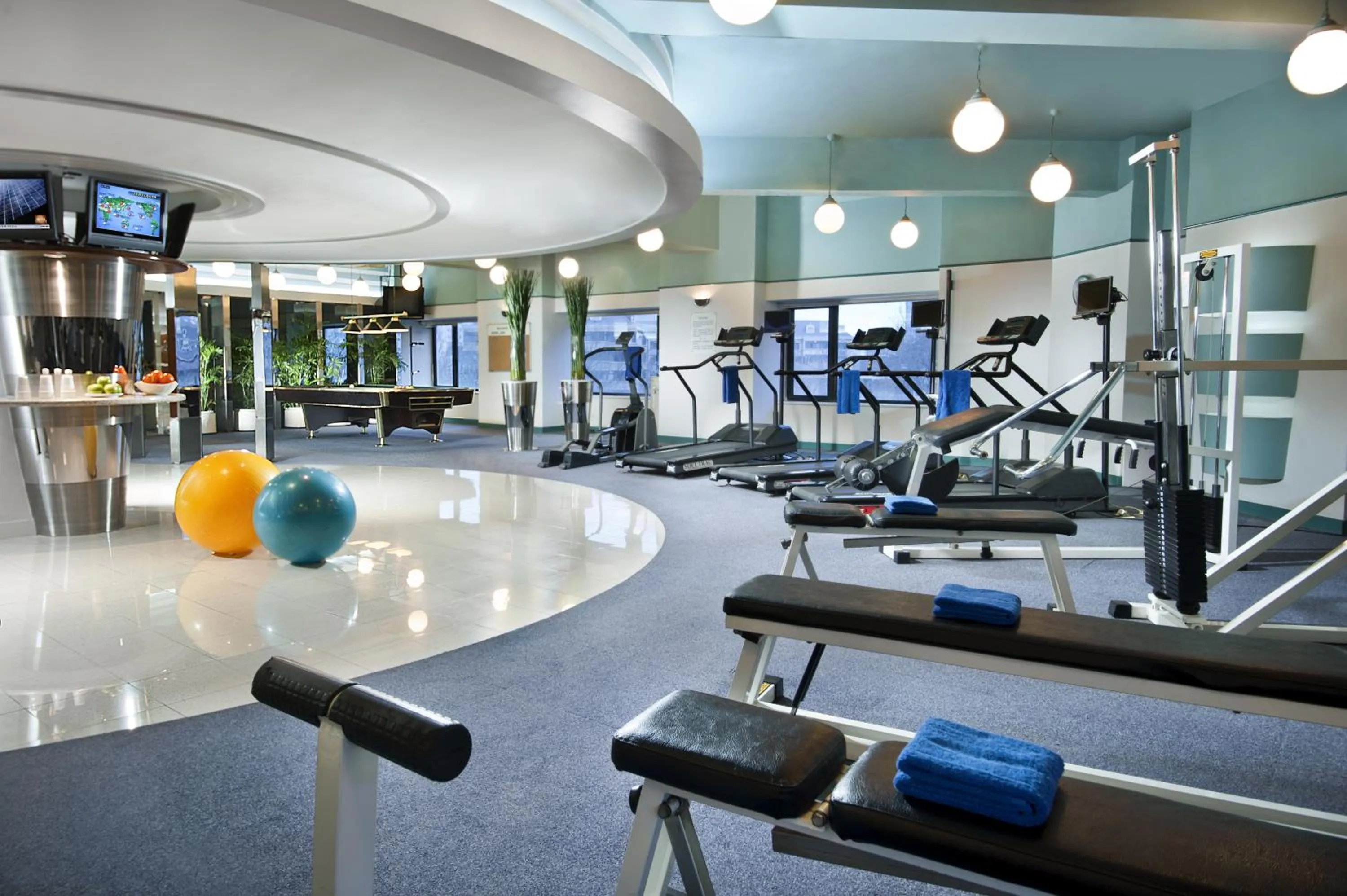 Fitness centre/facilities in Somerset International Building Tianjin