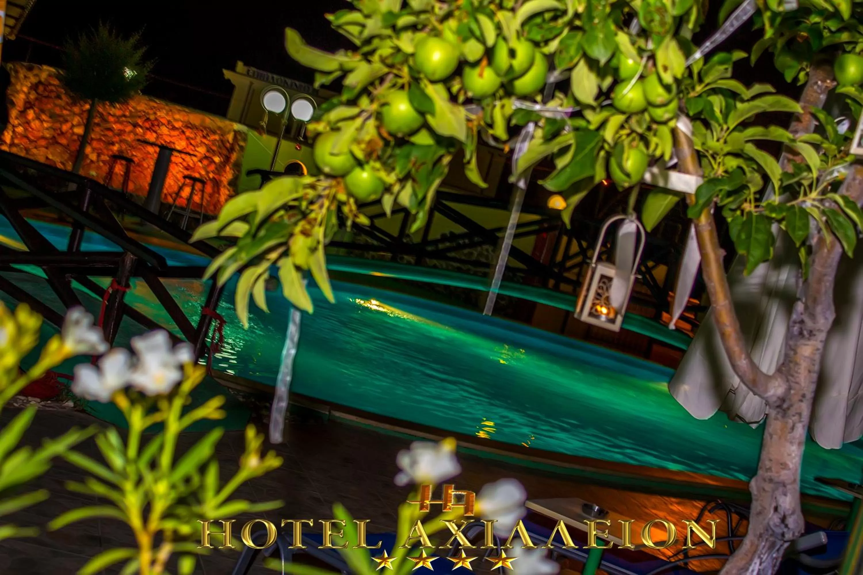 Night in Achillion Palace