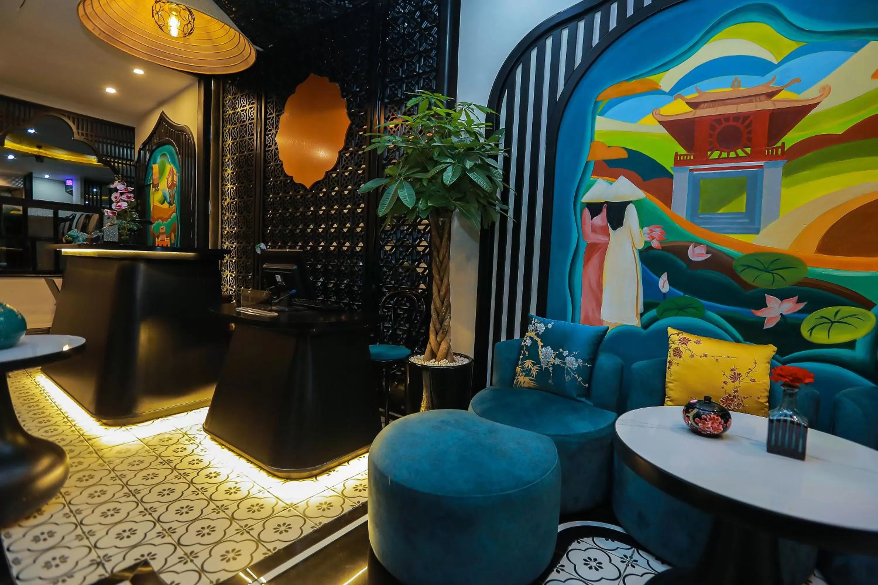 Lobby or reception in Hanoi Center Silk Hotel & Travel