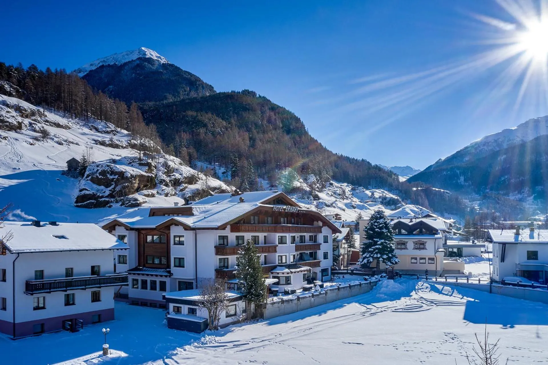 Property building in Hotel Erhart Sölden