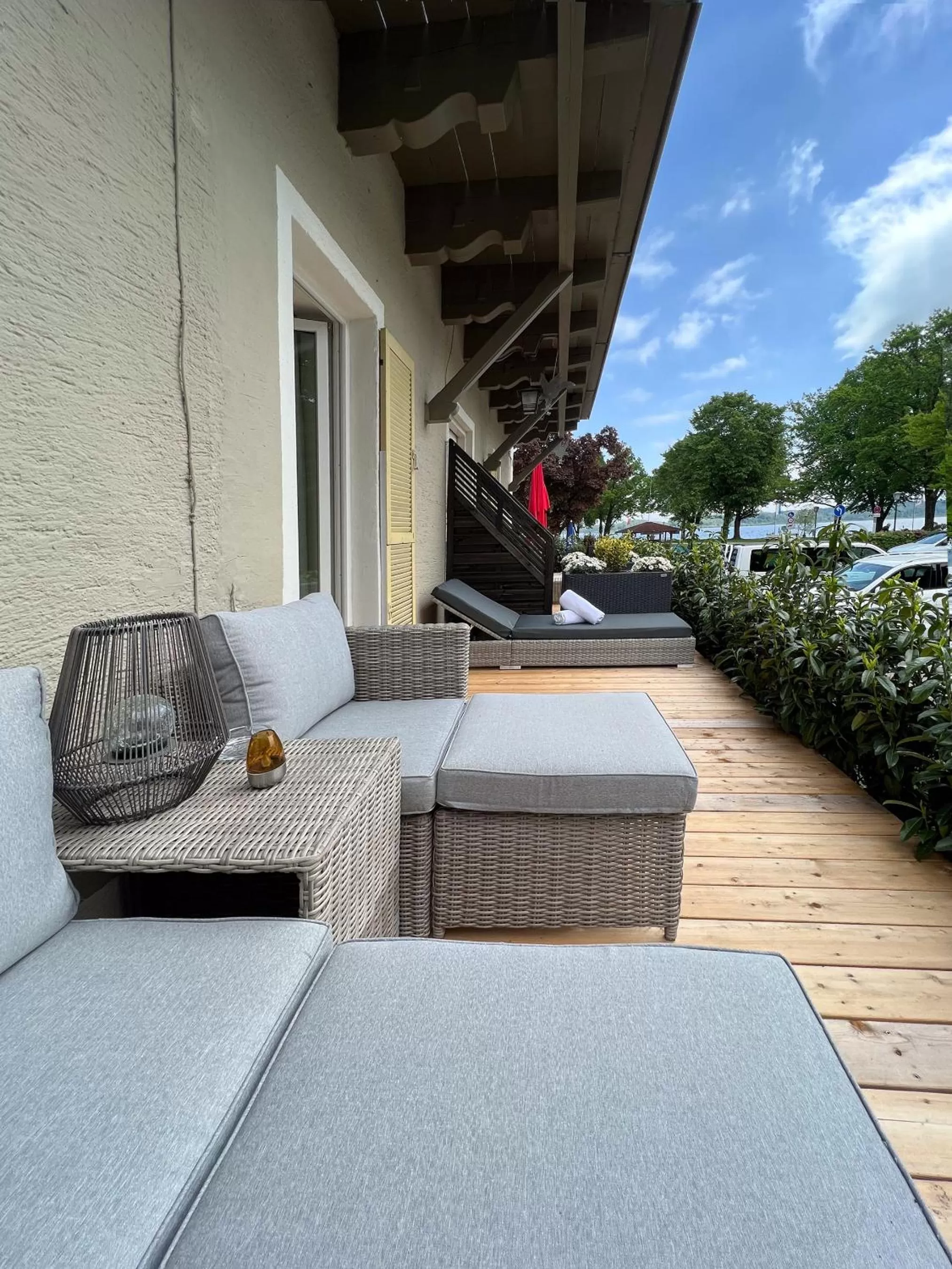Balcony/Terrace in Hotel Schlossblick Chiemsee