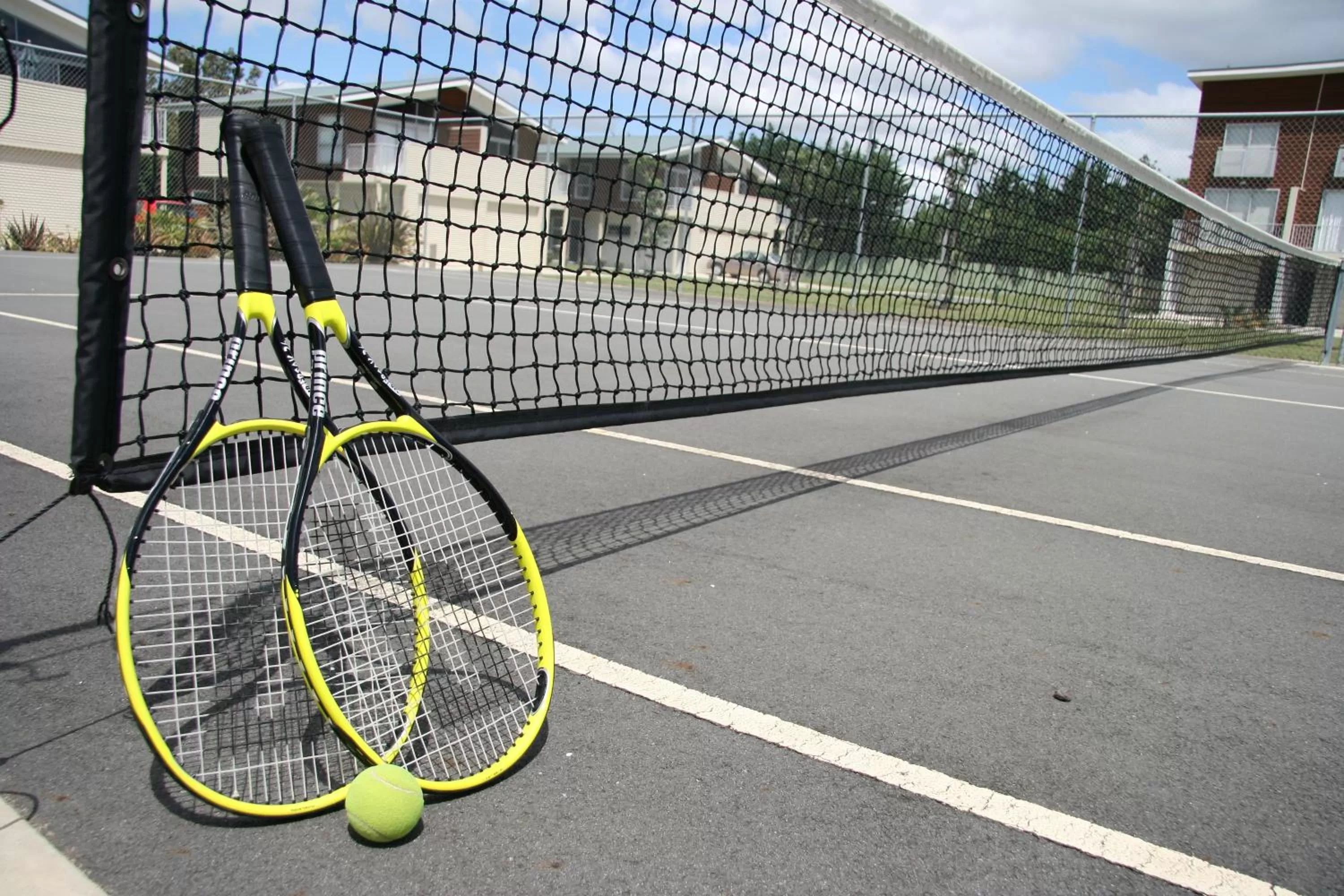 Tennis court in Oceans Resort Whitianga