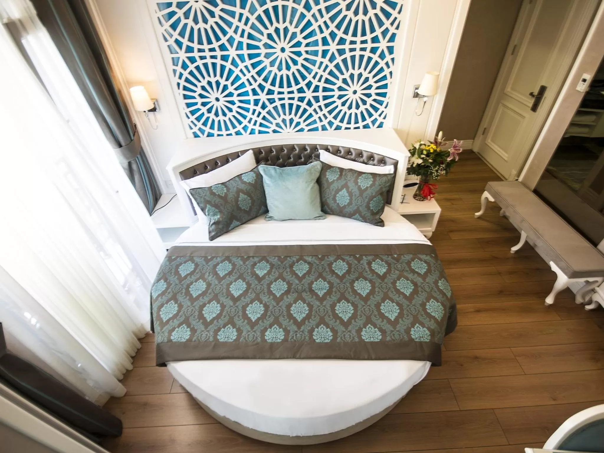 Bed in Antusa Palace Hotel & Spa