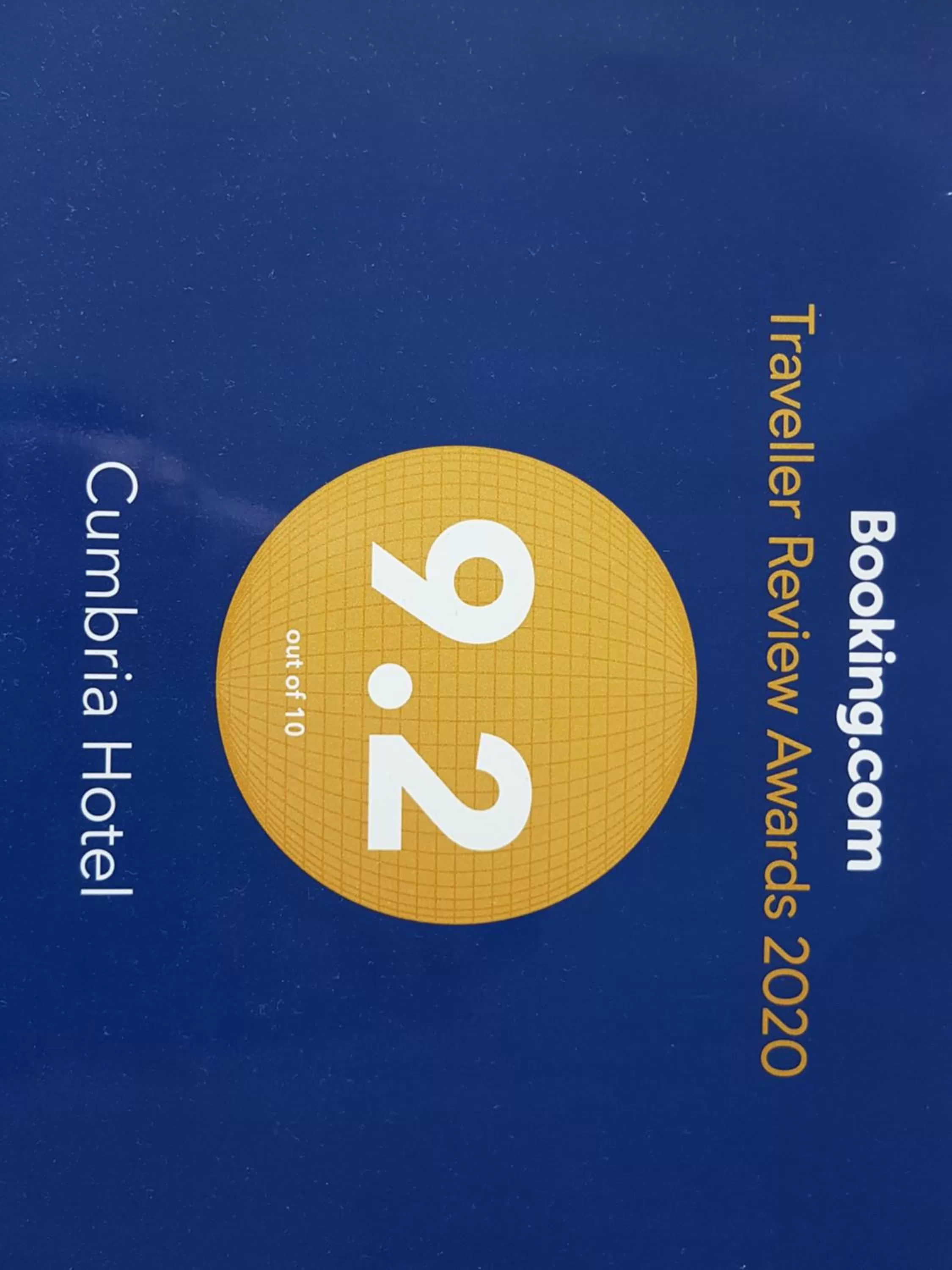 Certificate/Award in Cumbria Guest House