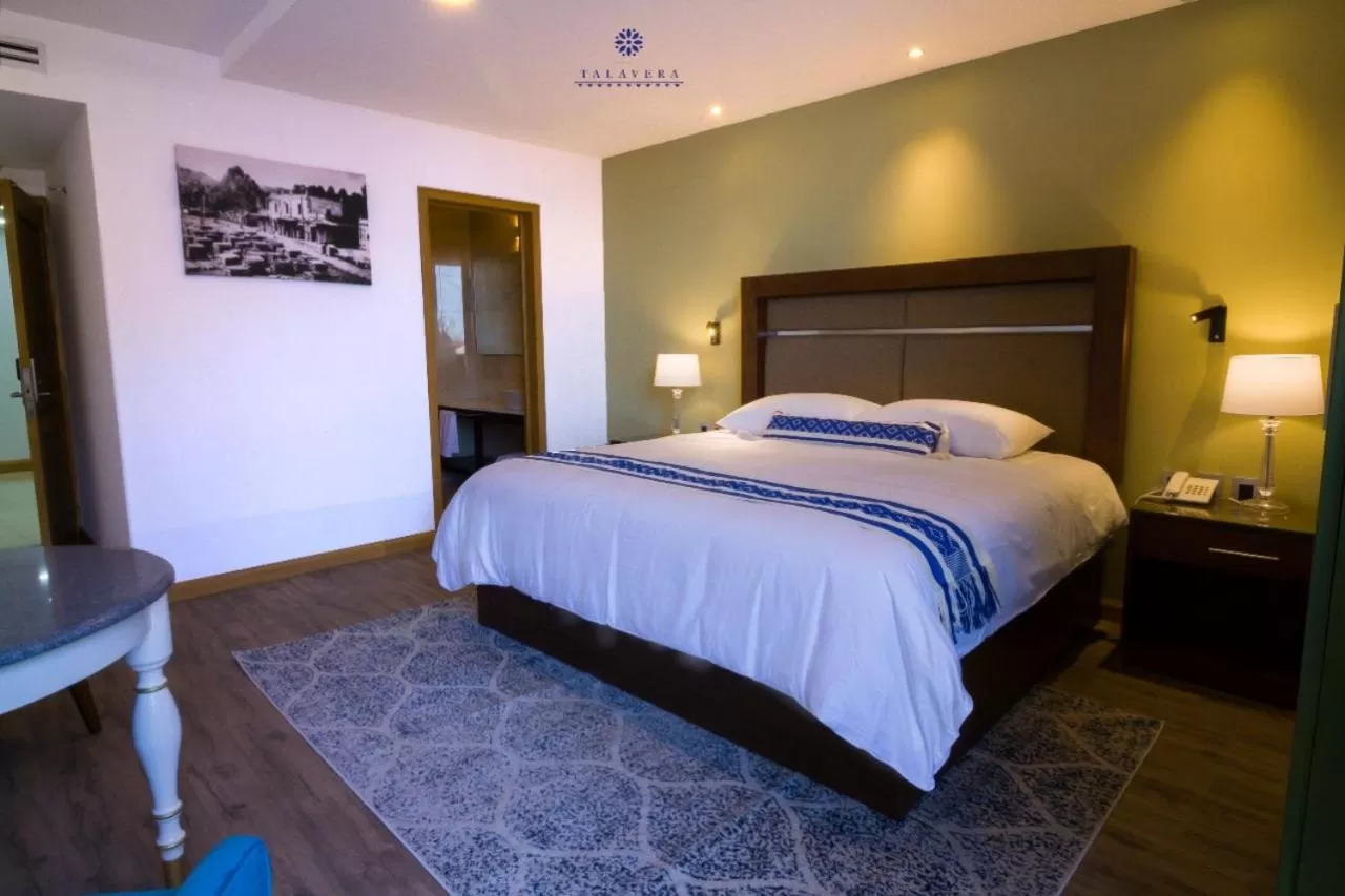 Bed in Hotel Talavera Teziutlan