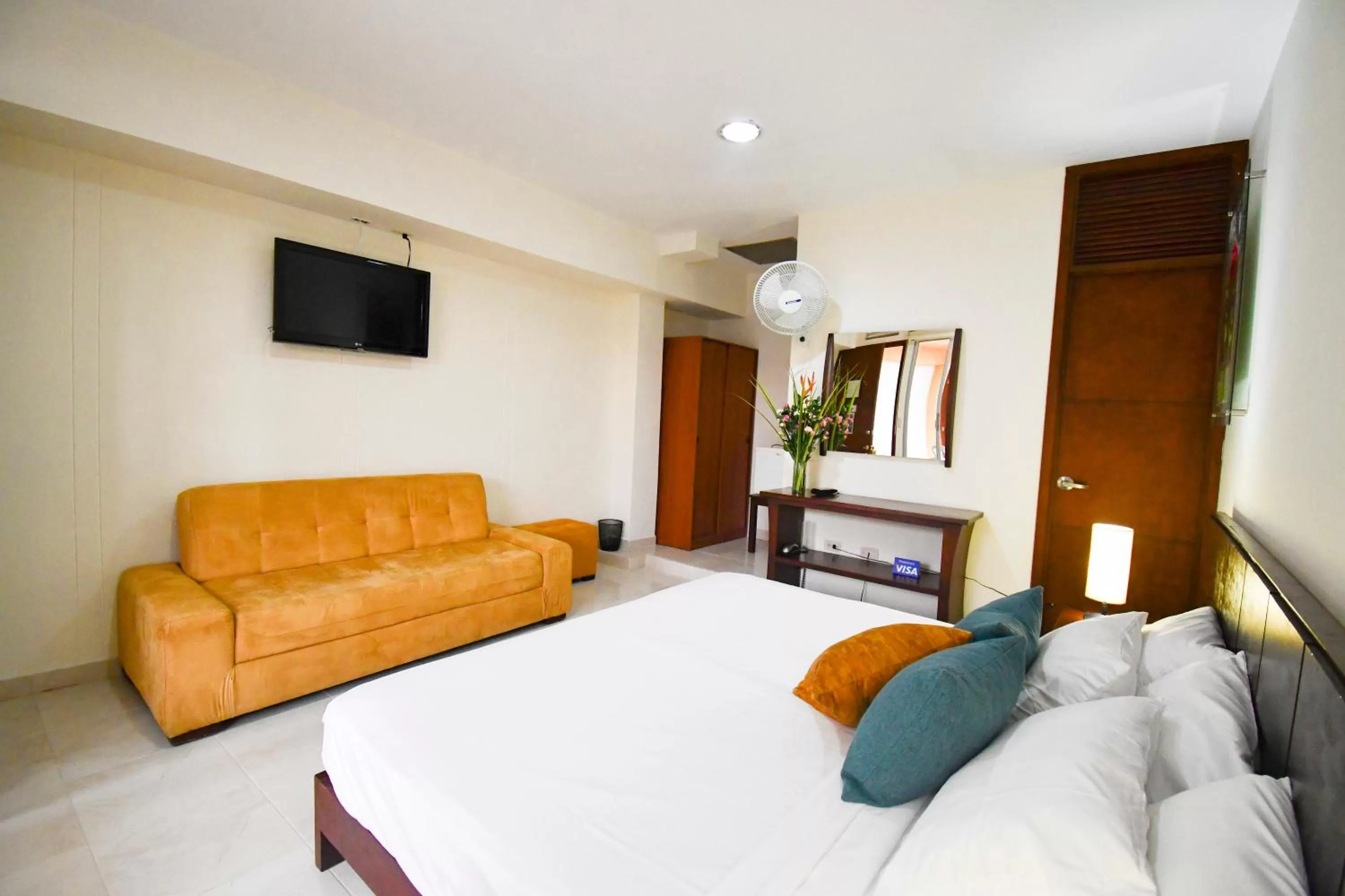 Bed in Hotel Mónaco Armenia