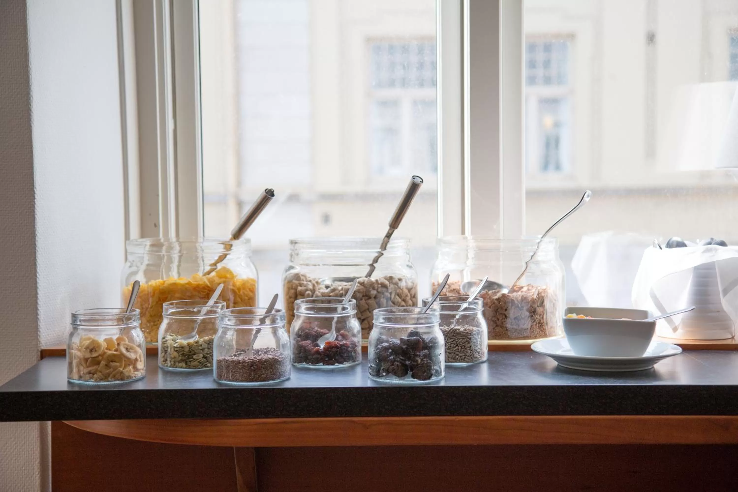 Food close-up in Hotell Aston