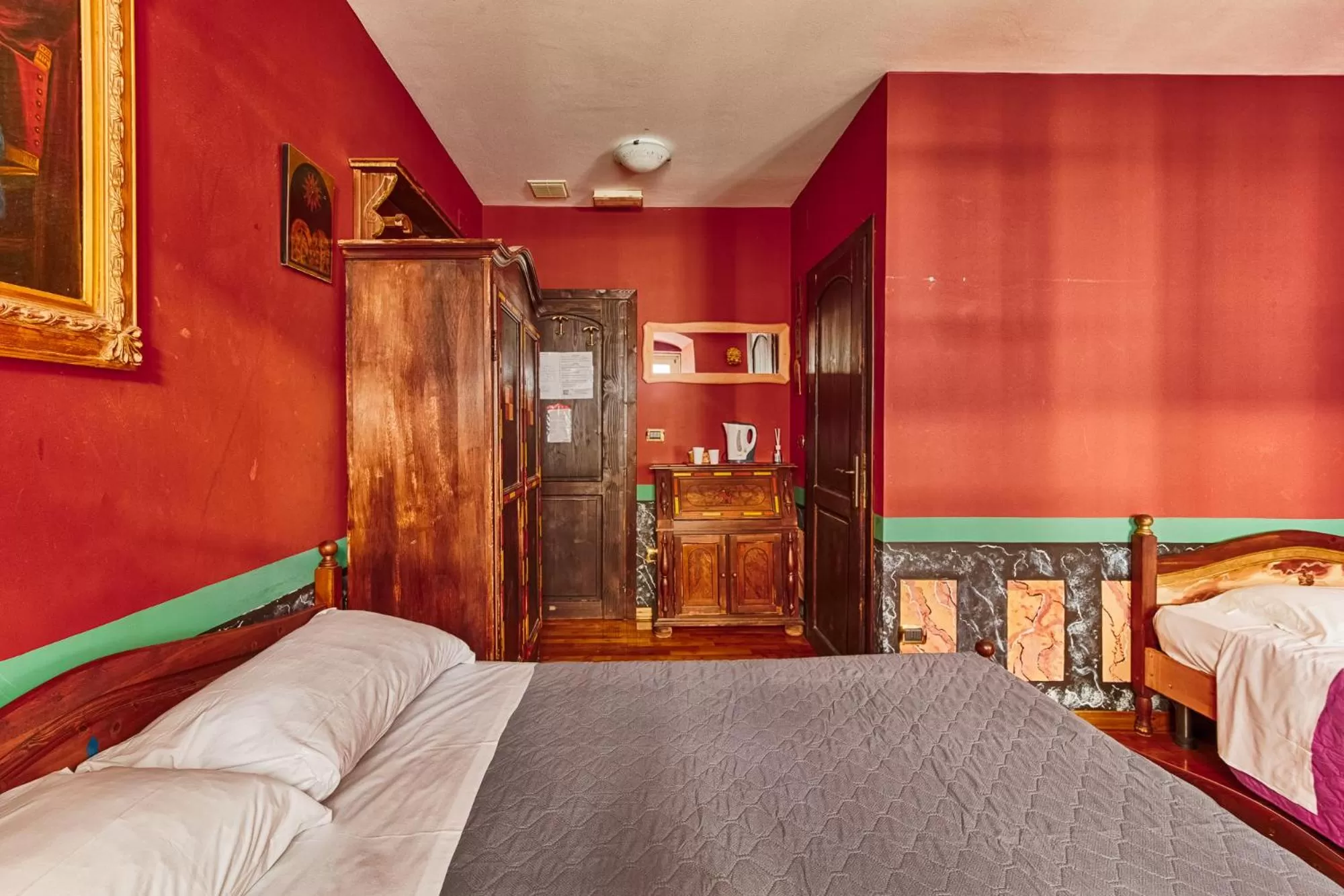 Bed in Hotel Portacavana