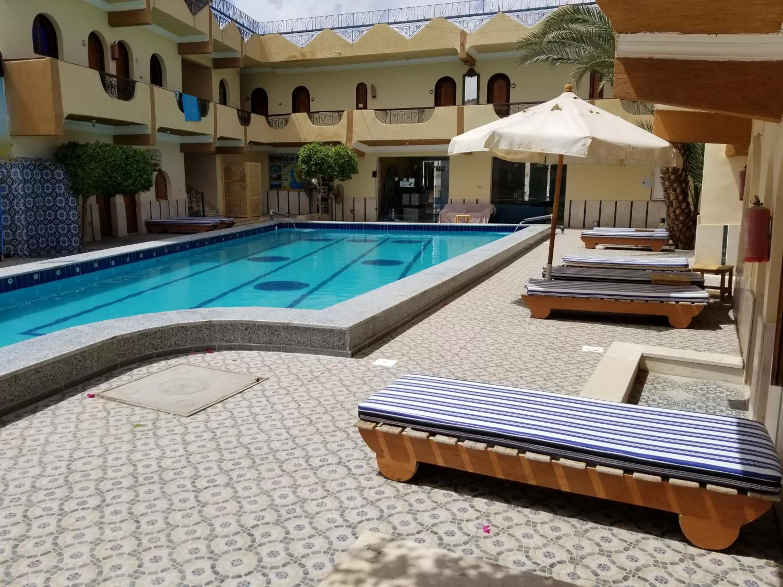 Swimming pool in Dahab Plaza Hotel