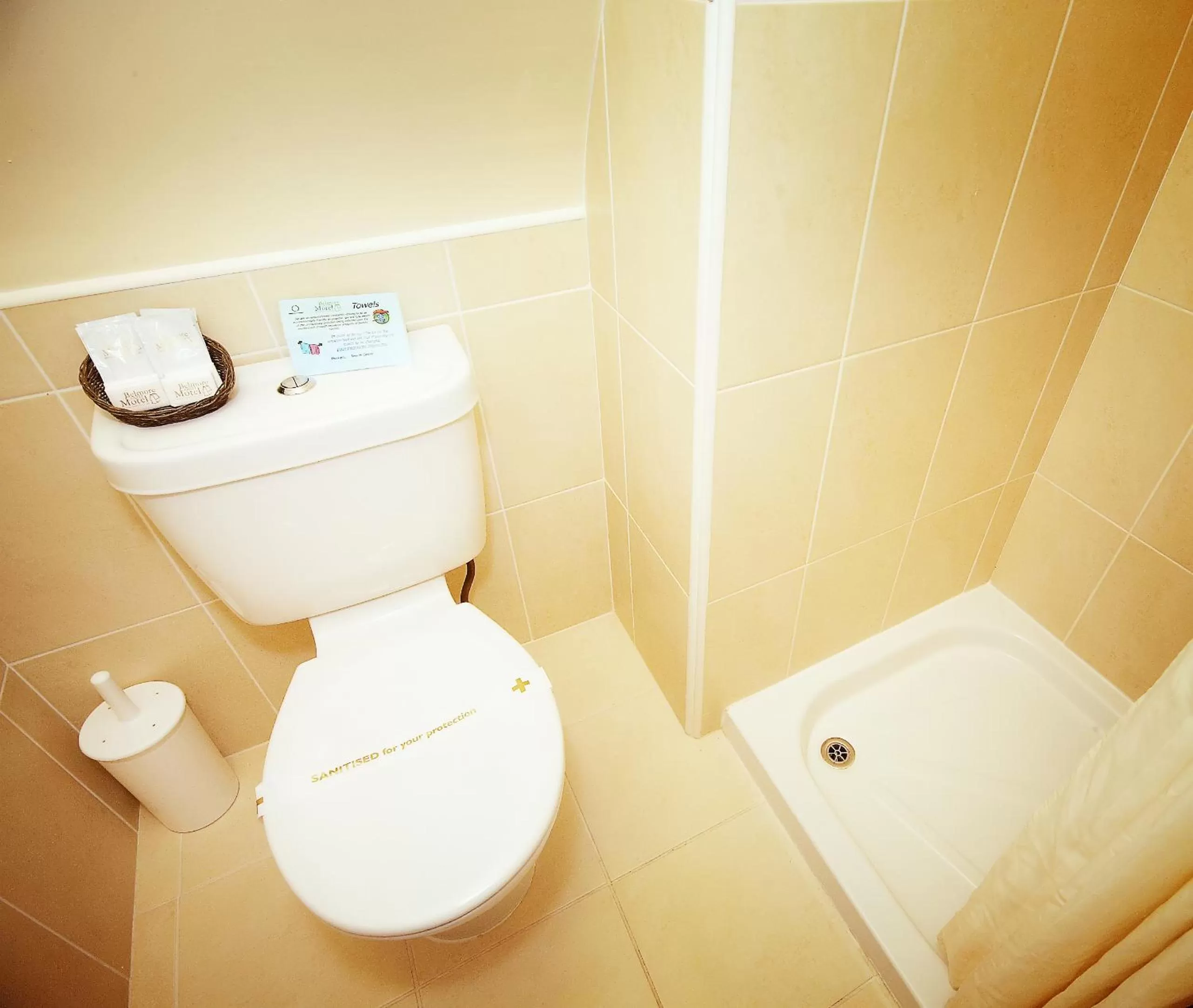 Toilet in Belmore Court & Motel