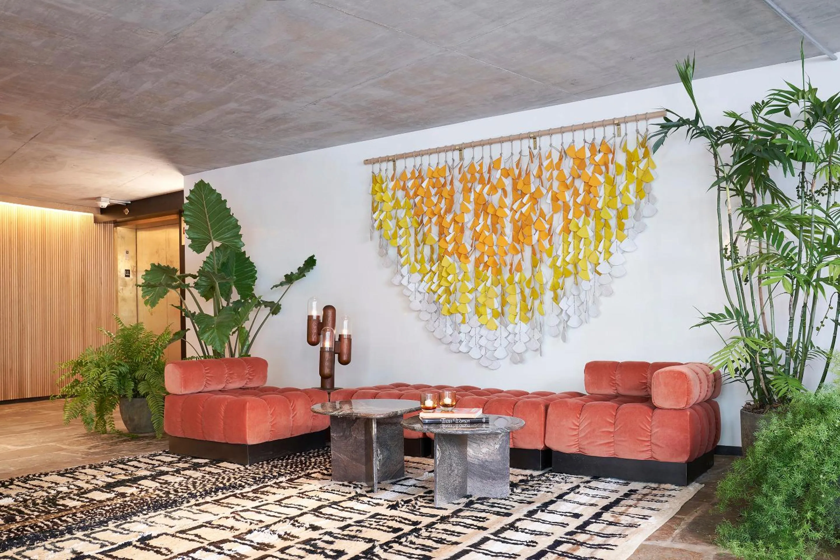 Lobby or reception in Hotel Magdalena