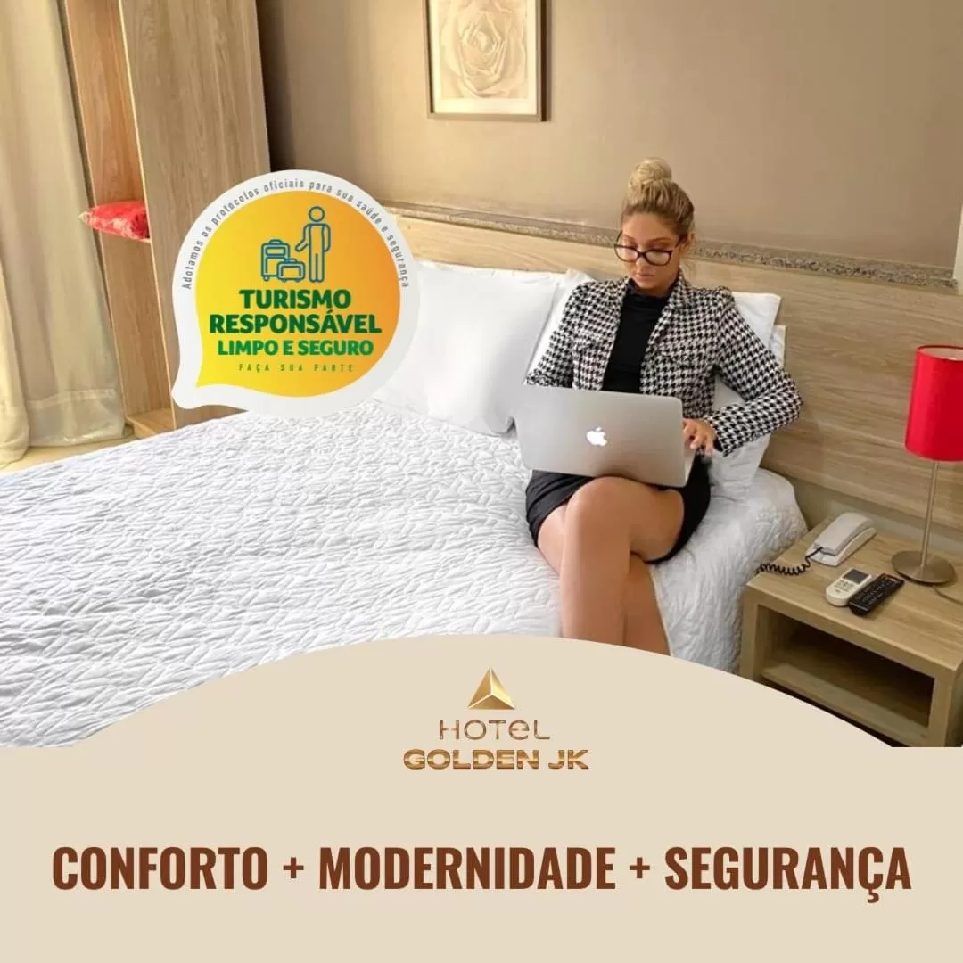 Property Logo/Sign in Hotel Golden JK