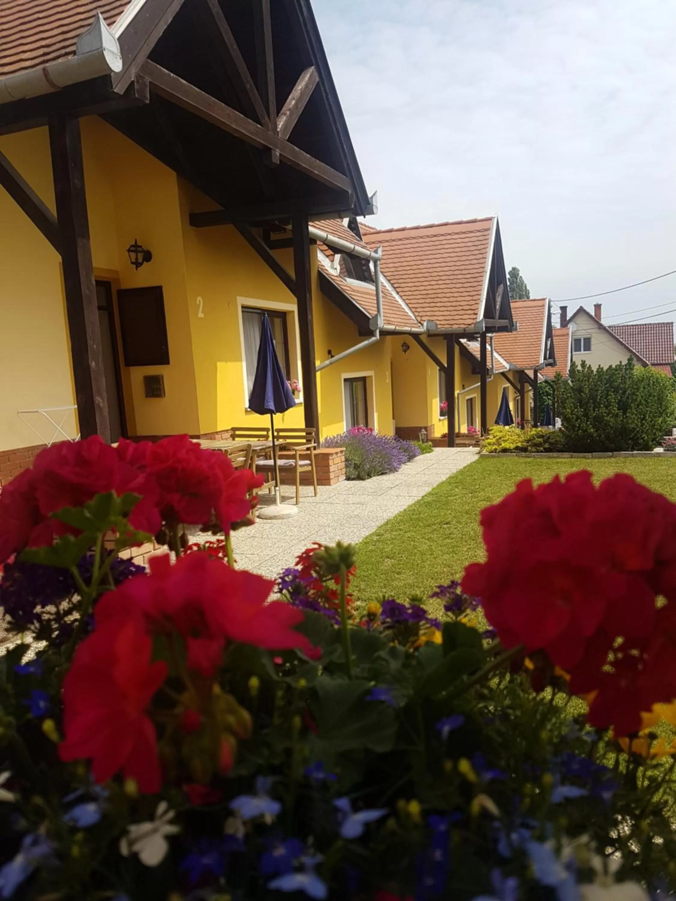 Property Building in Huber Panzió