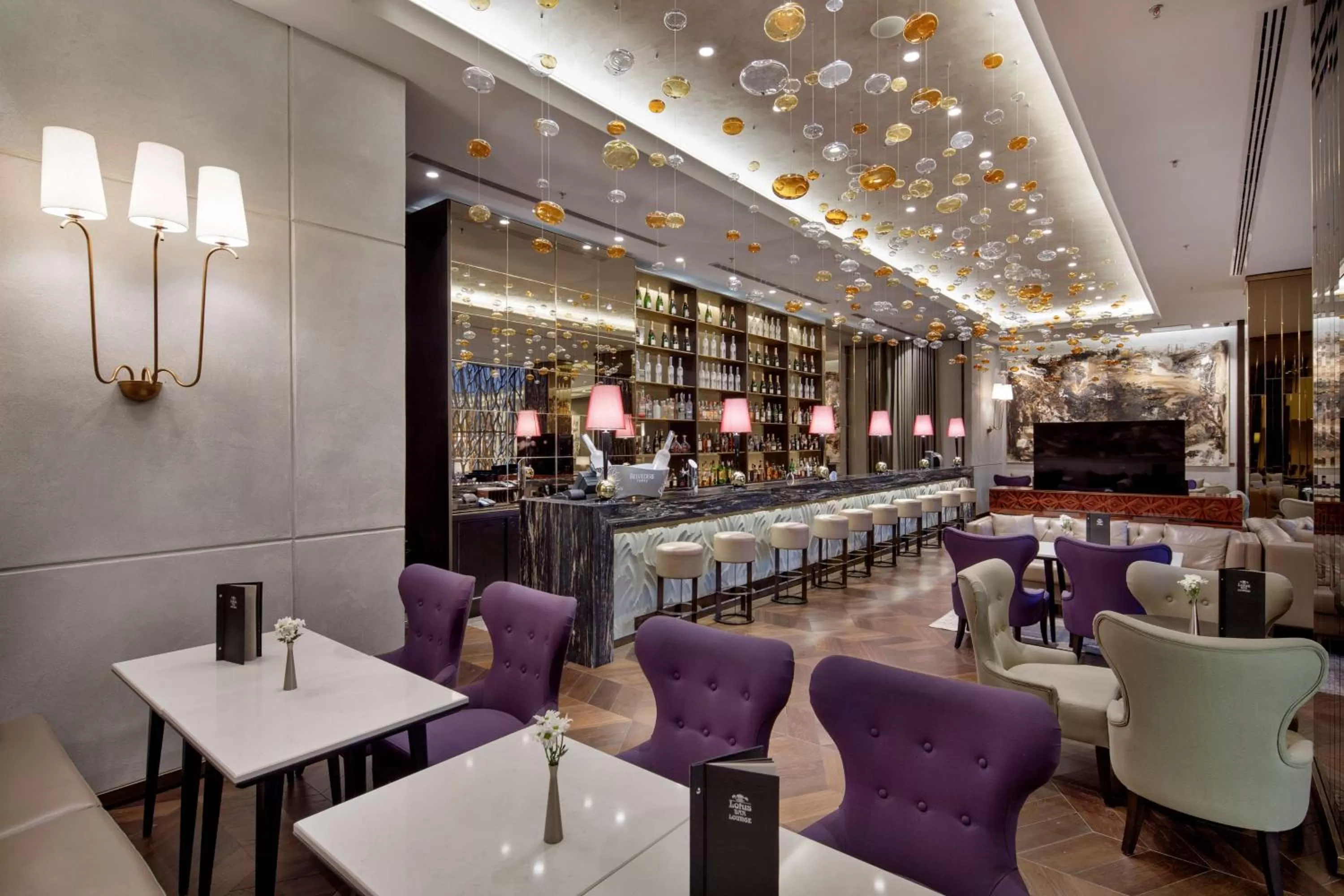 Lounge or bar in Ankara HiltonSA