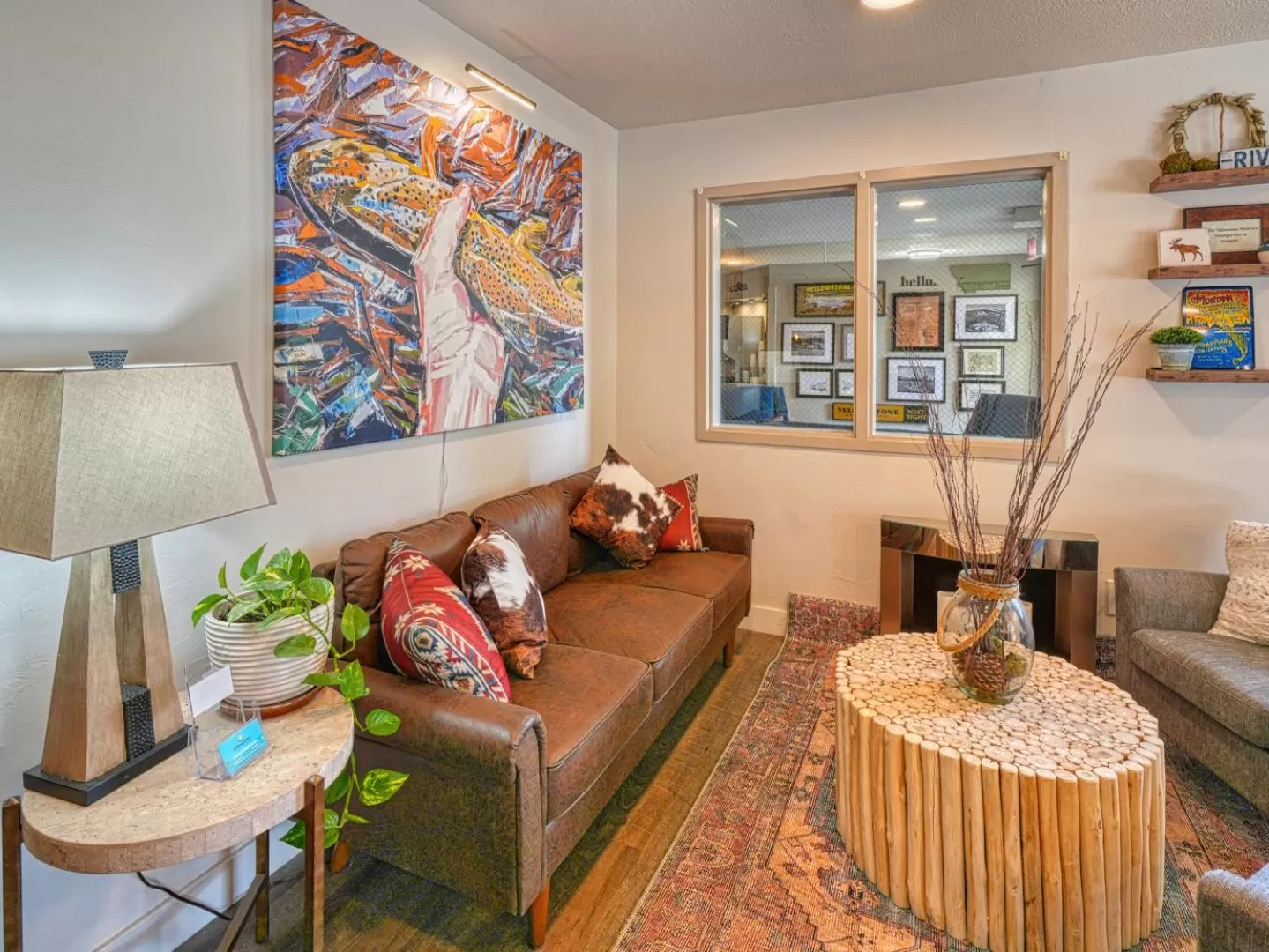 Lobby or reception in Yellowstone River Inn & Suites