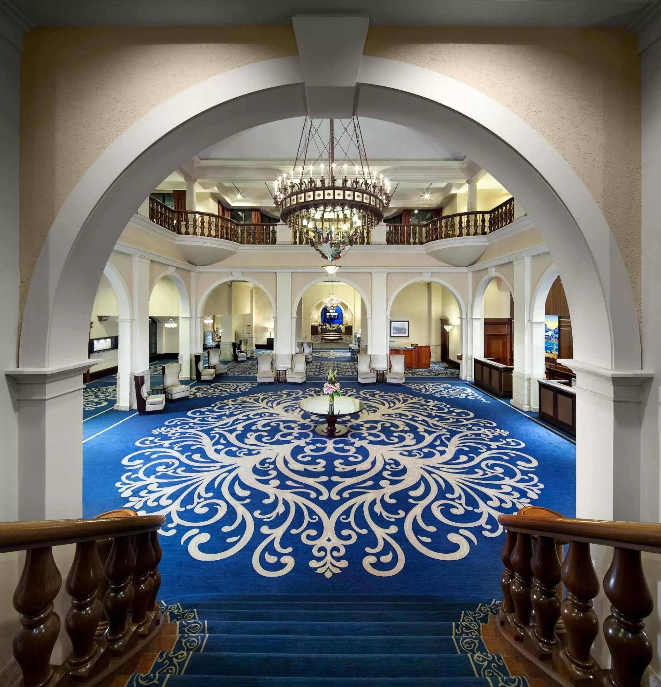 Lobby or reception in Fairmont Château Lake Louise