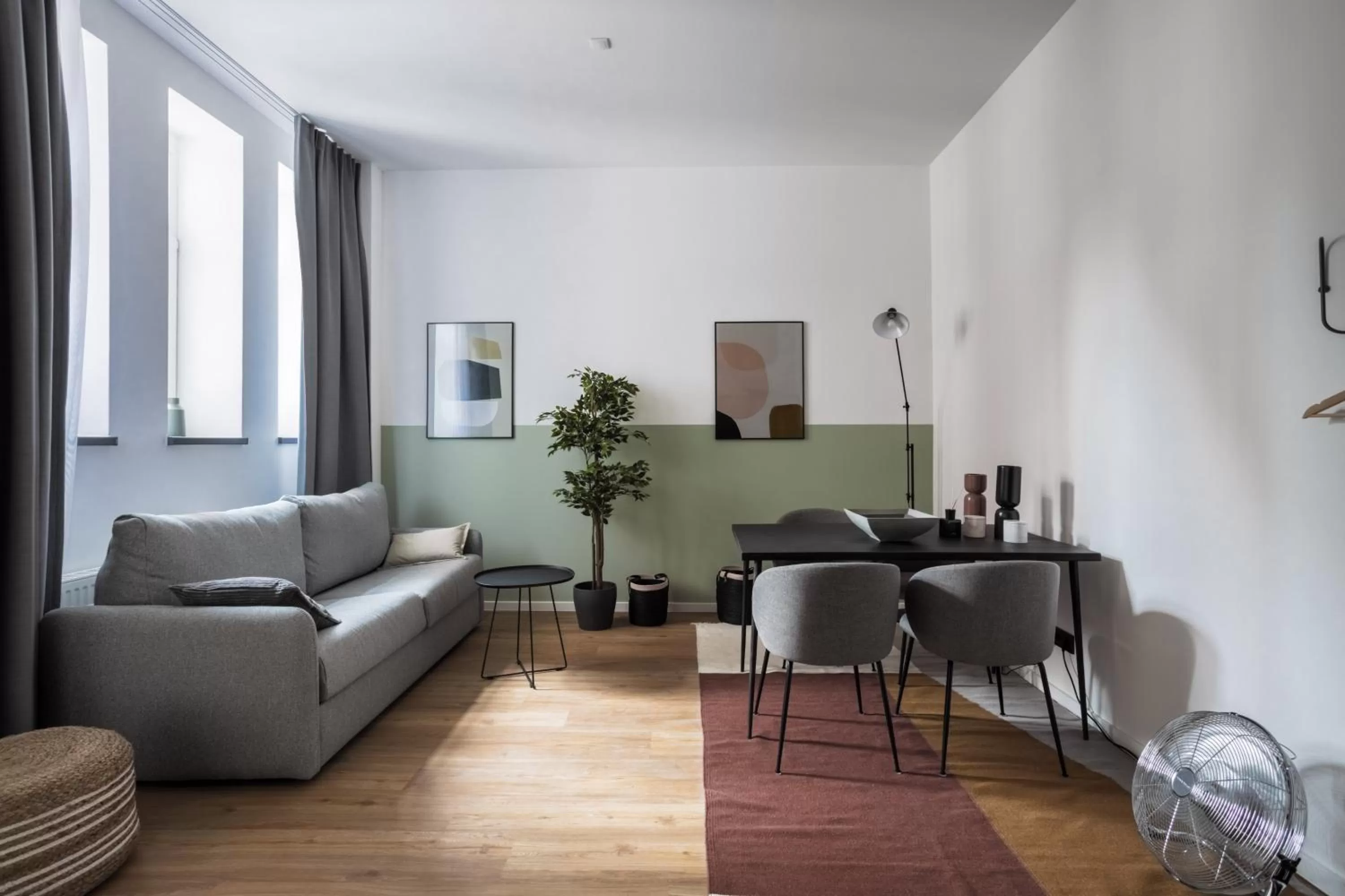 Living room in Limehome Erfurt Schmidtstedter Straße
