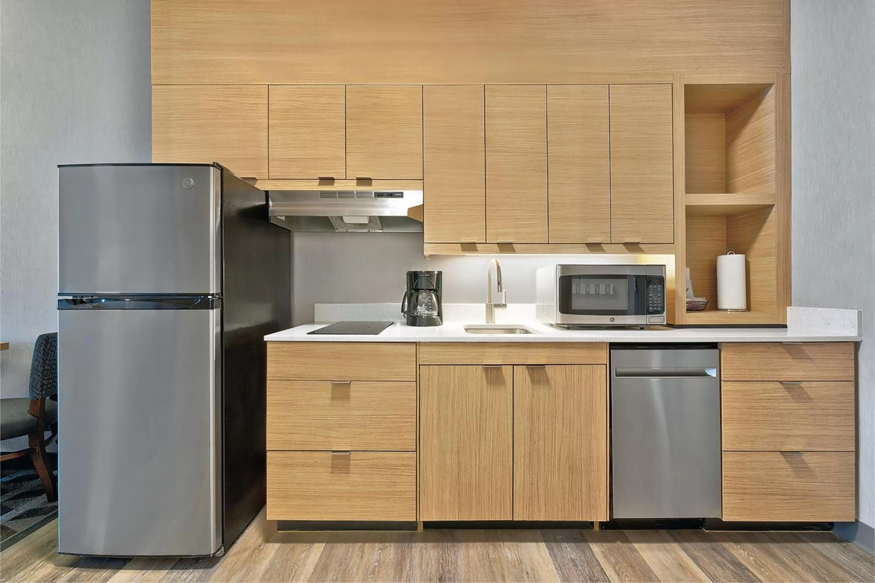 Kitchen or kitchenette in TownePlace Suites by Marriott Sacramento Elk Grove